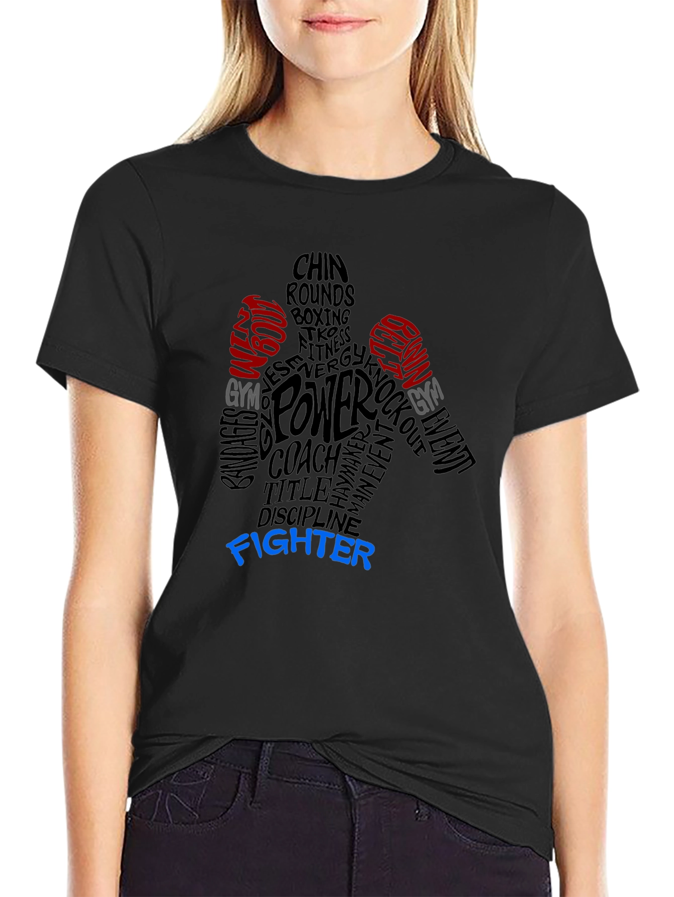 Boxing Fighter Graphic T-Shirt