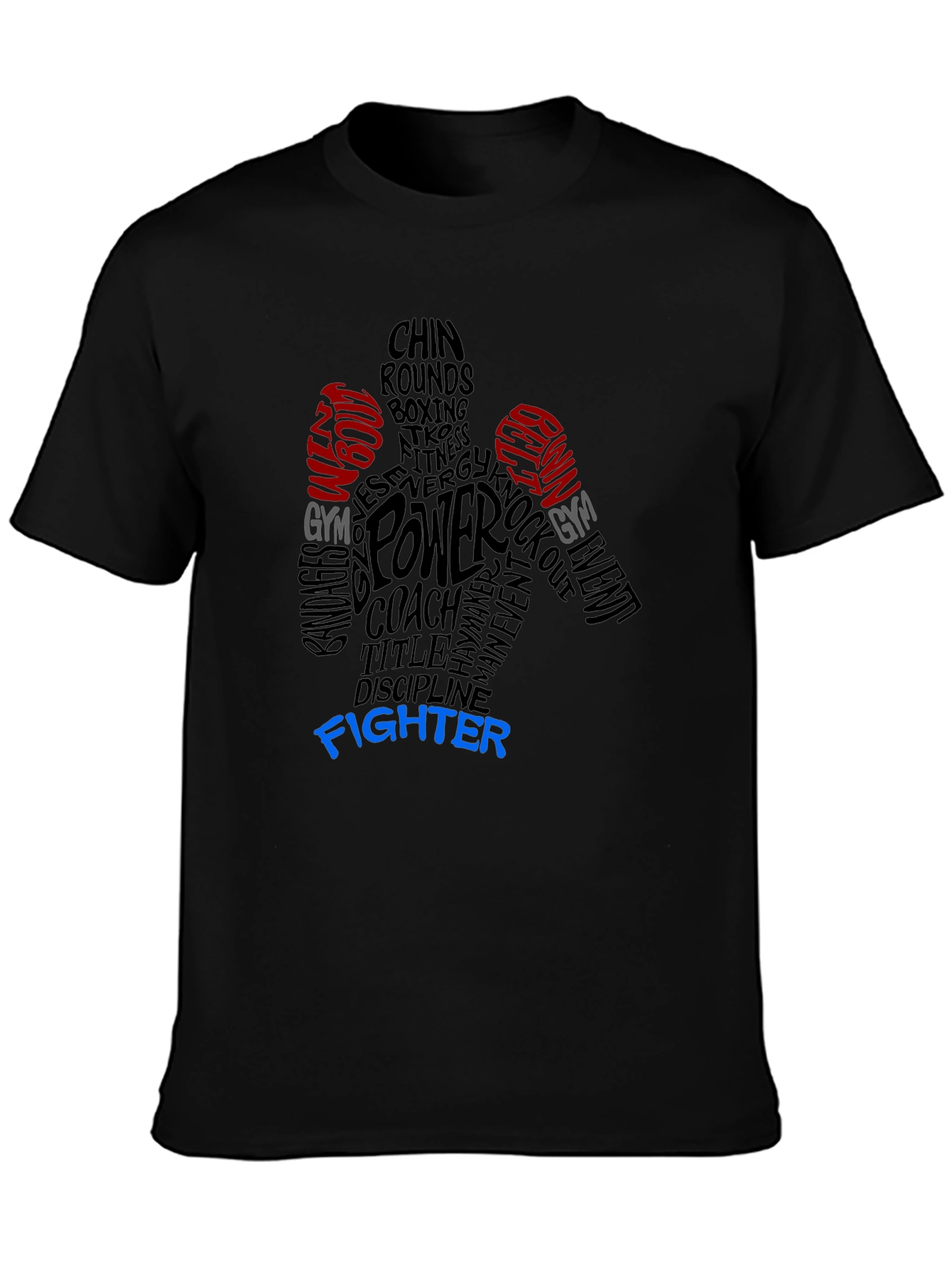 Boxing Fighter Graphic T-Shirt