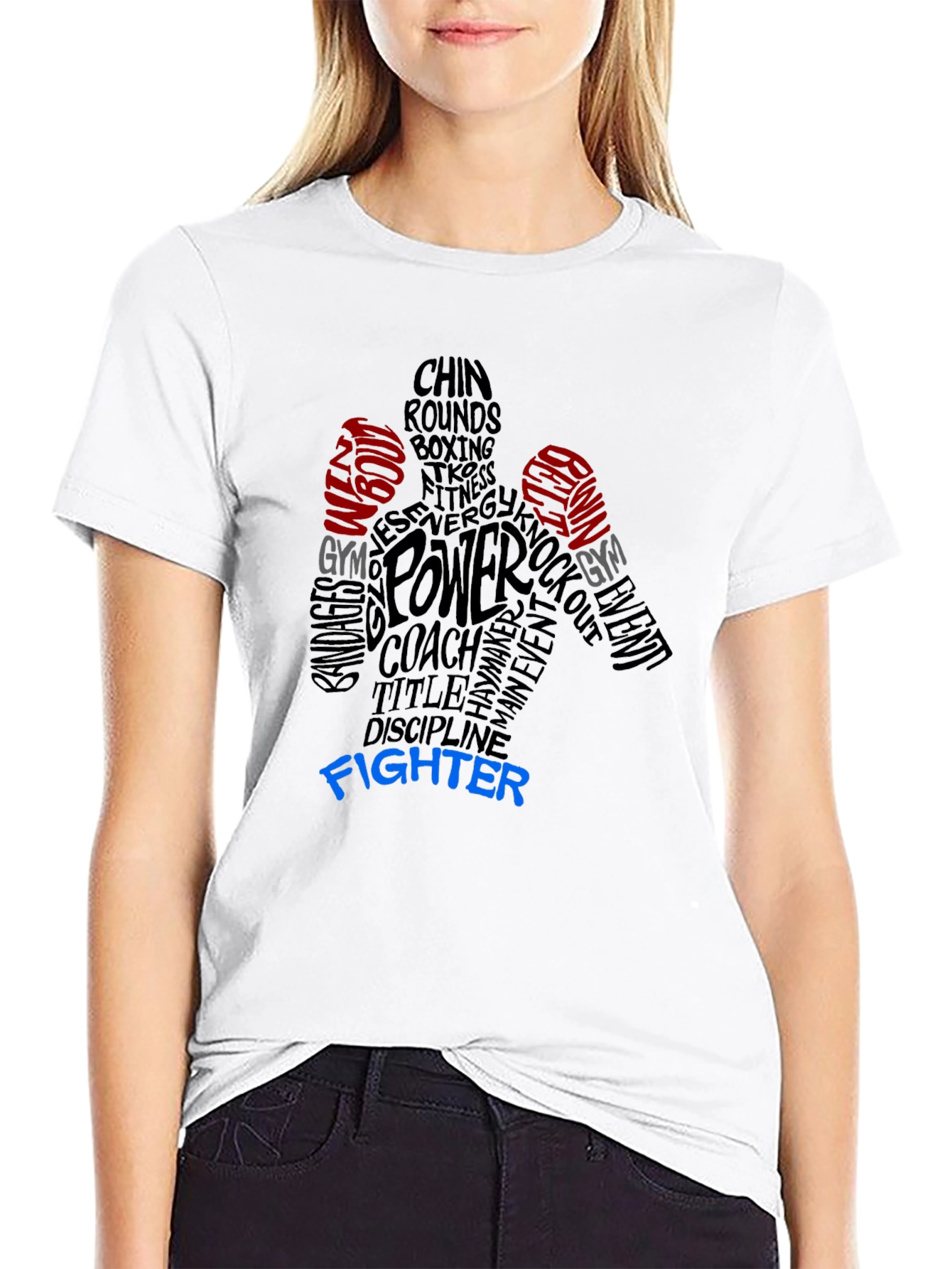 Boxing Fighter Graphic T-Shirt