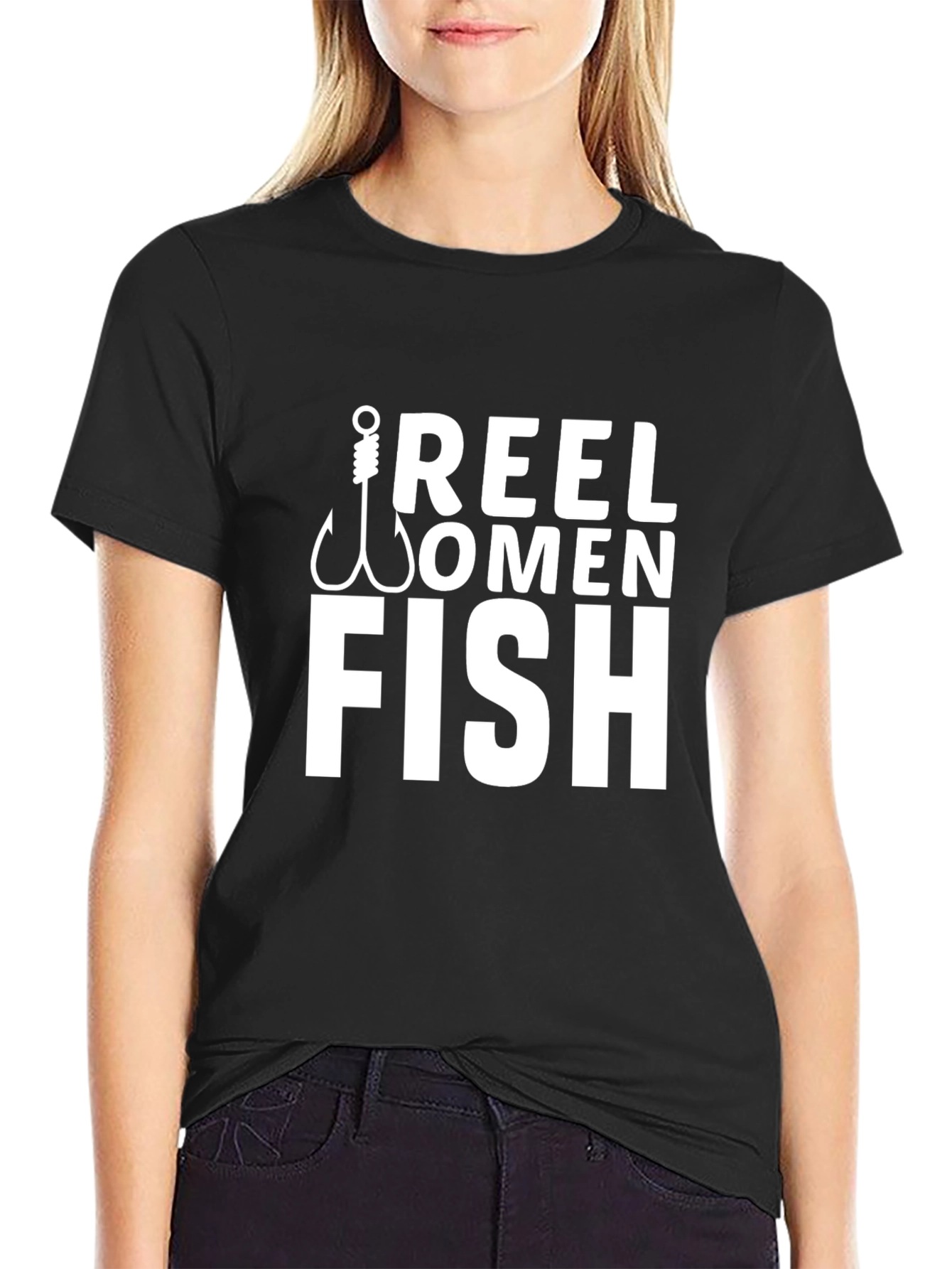 Reel Women Fish Graphic T-Shirt