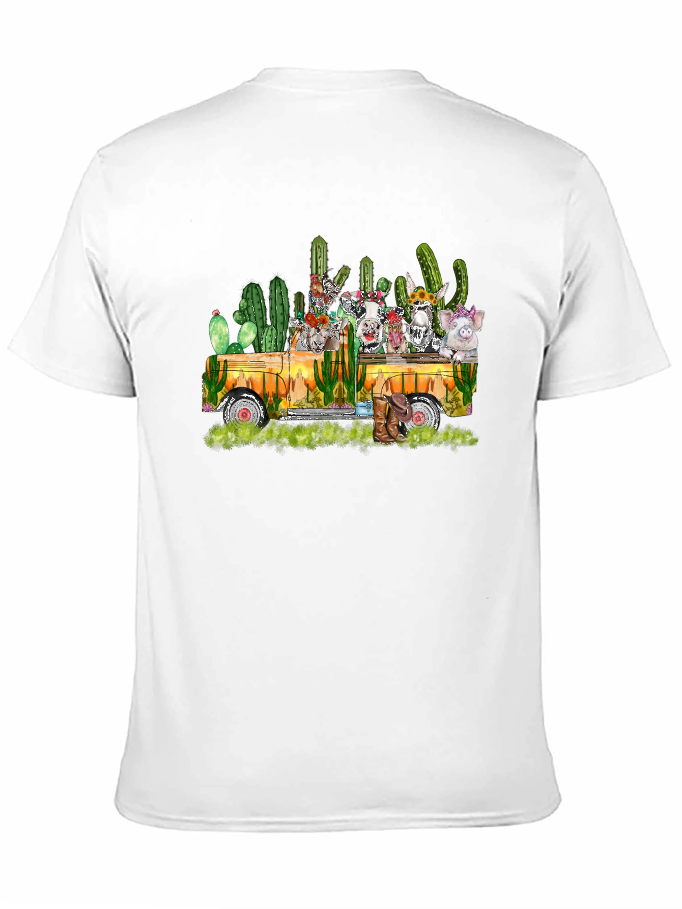 Truckload of Farm Animals Tee
