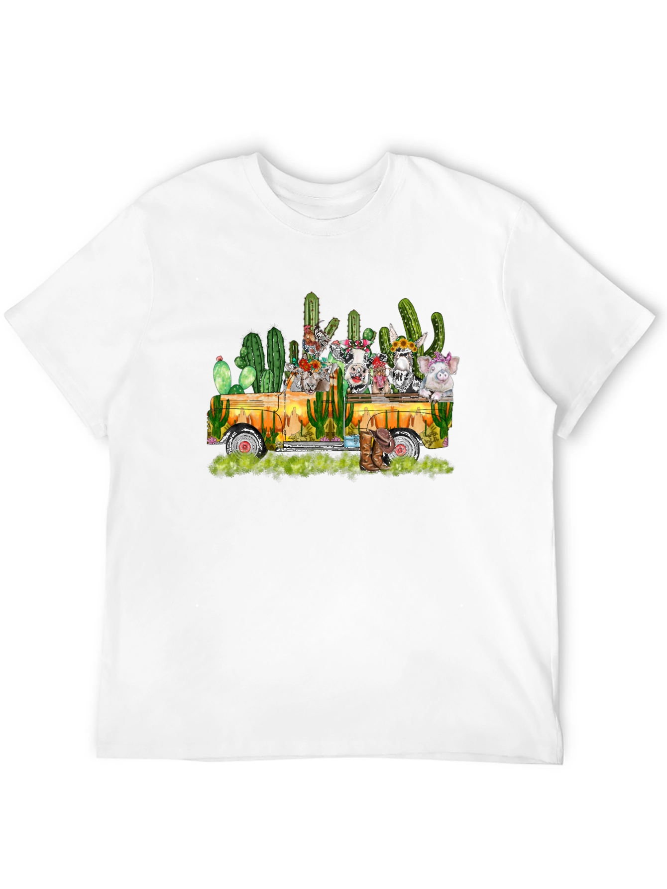 Truckload of Farm Animals Tee