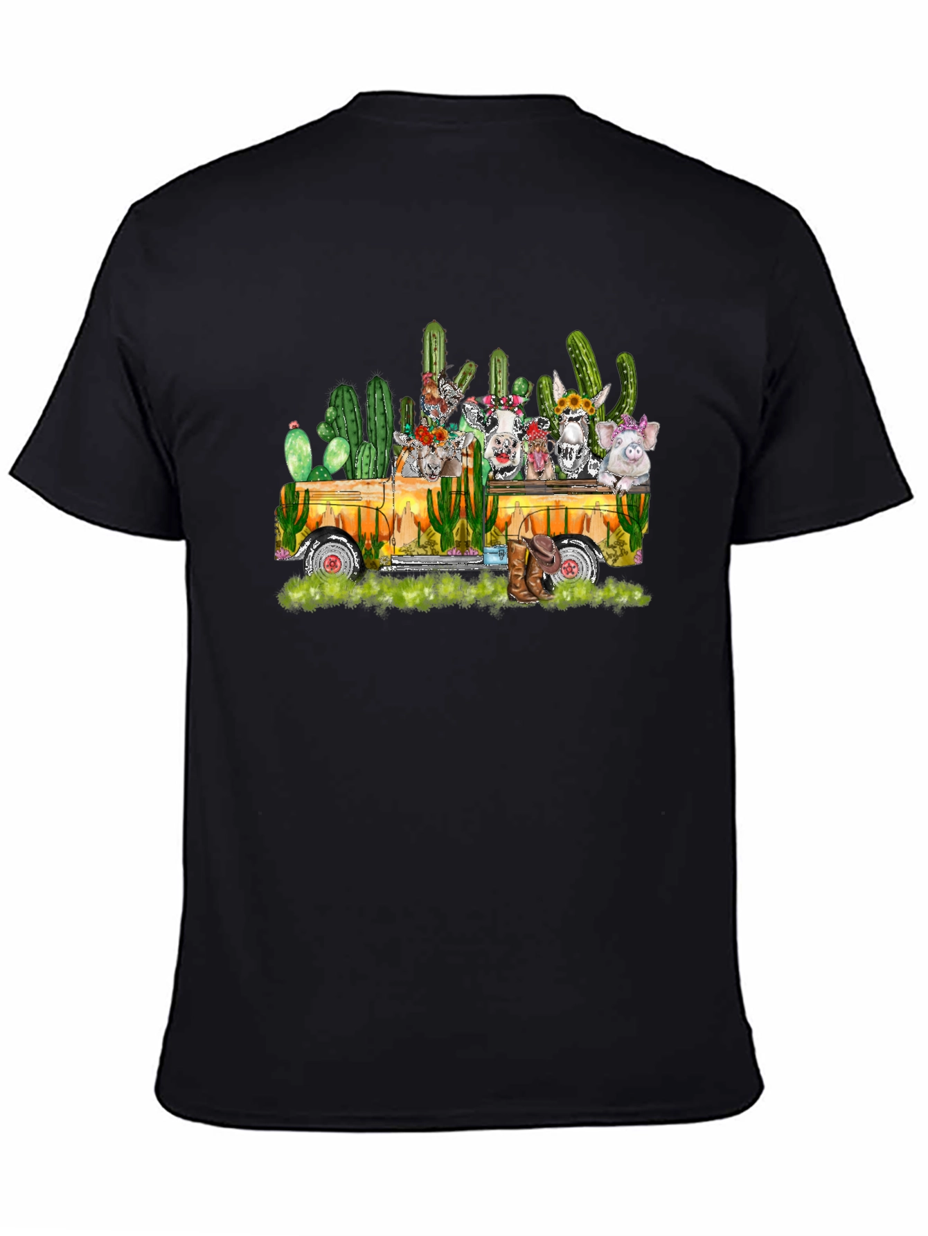 Truckload of Farm Animals Tee