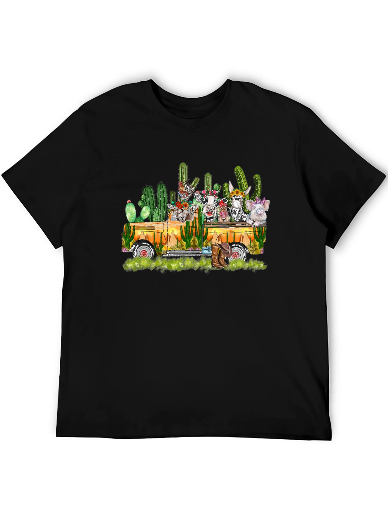 Truckload of Farm Animals Tee