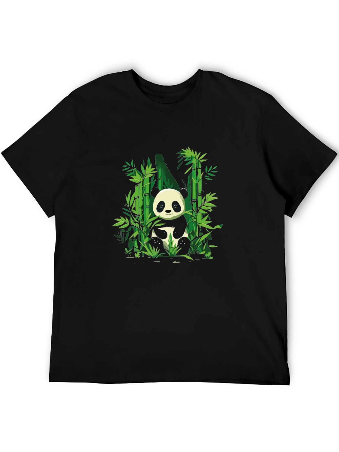 Panda Bamboo Graphic T-Shirt - Soft Cotton Blend