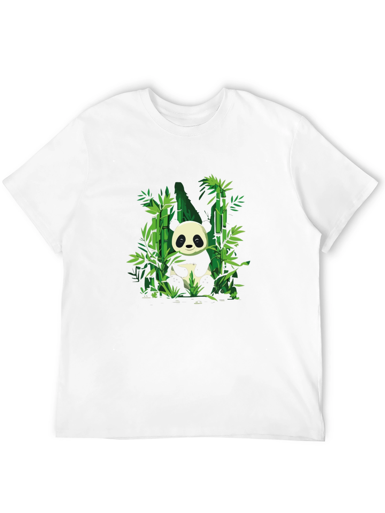 Panda Bamboo Graphic T-Shirt - Soft Cotton Blend
