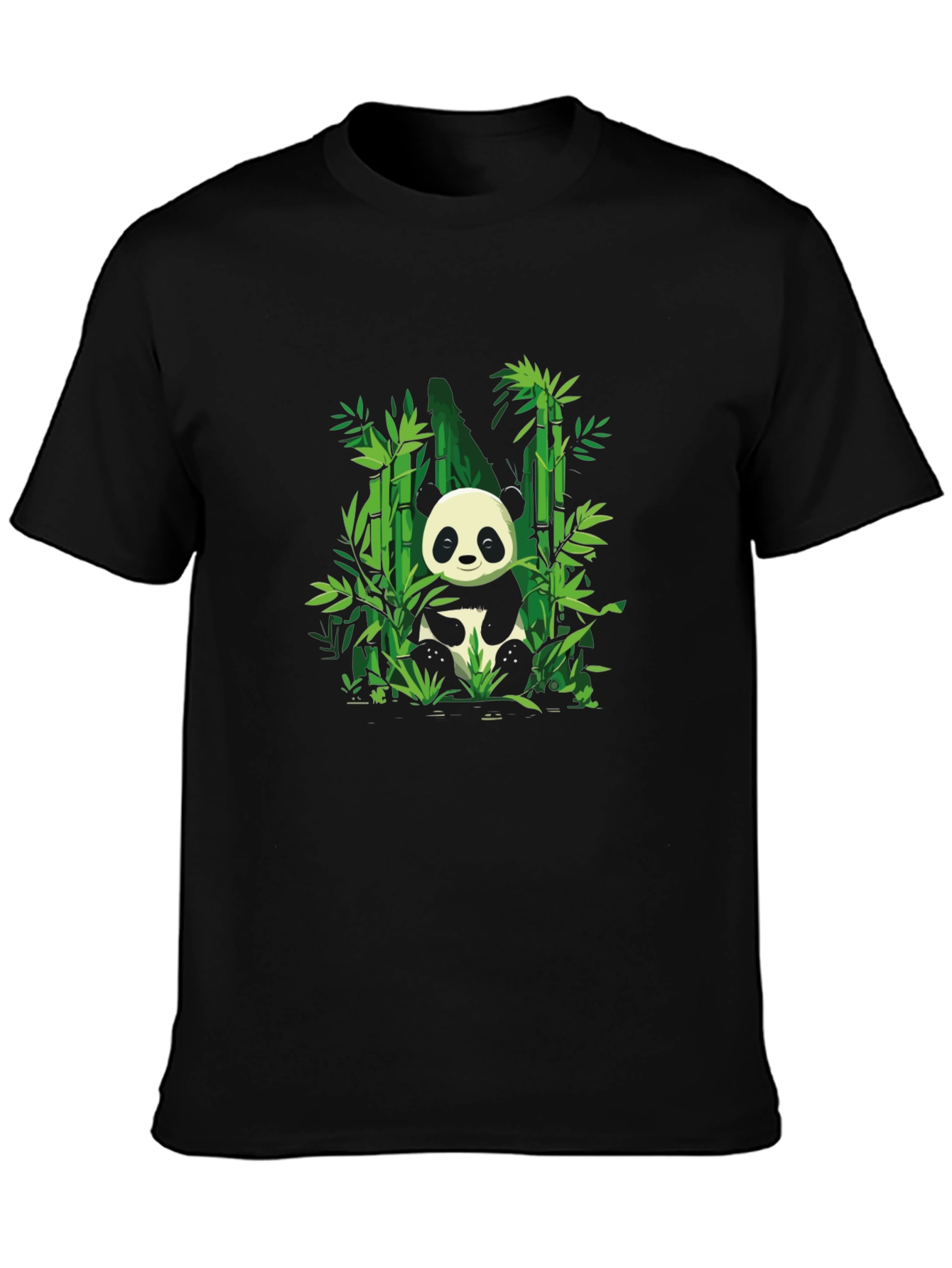 Panda Bamboo Graphic T-Shirt - Soft Cotton Blend