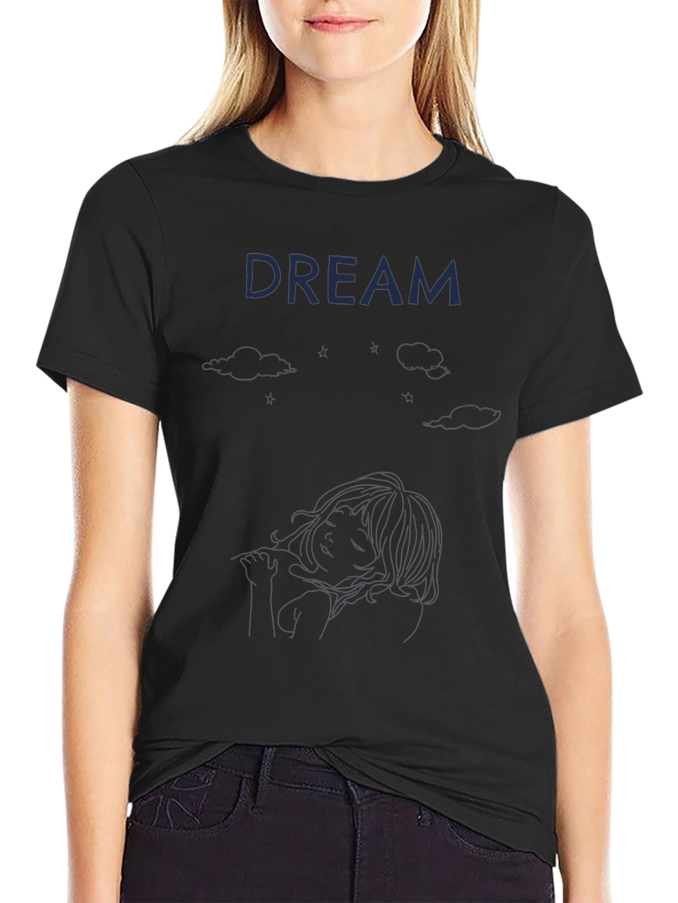 Dream Graphic Tee - Mens Black T-Shirt
