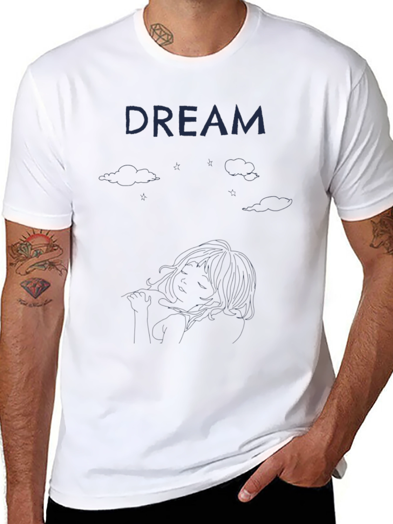 Dream Graphic Tee - Mens Black T-Shirt