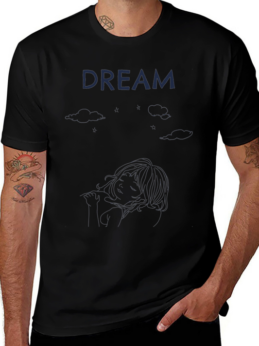 Dream Graphic Tee - Mens Black T-Shirt
