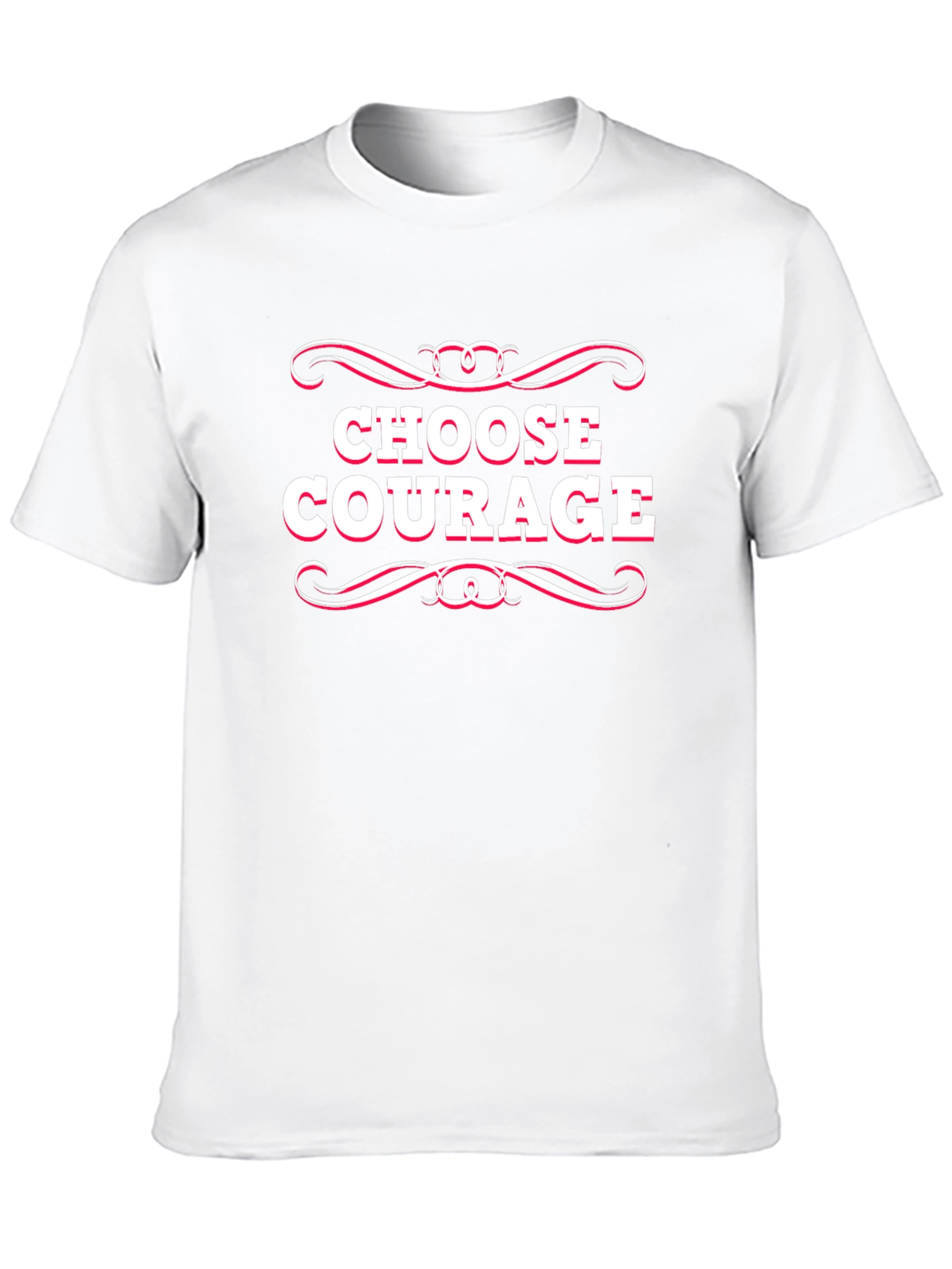 Choose Courage Graphic Tee - Stylish Black T-Shirt