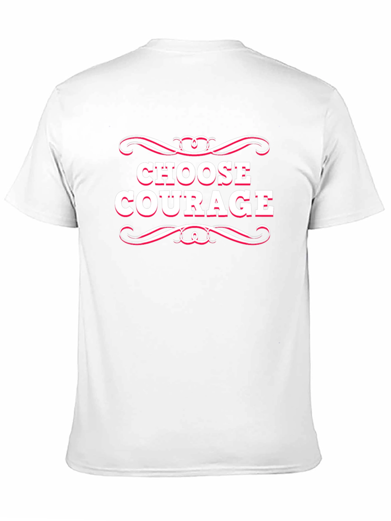 Choose Courage Graphic Tee - Stylish Black T-Shirt