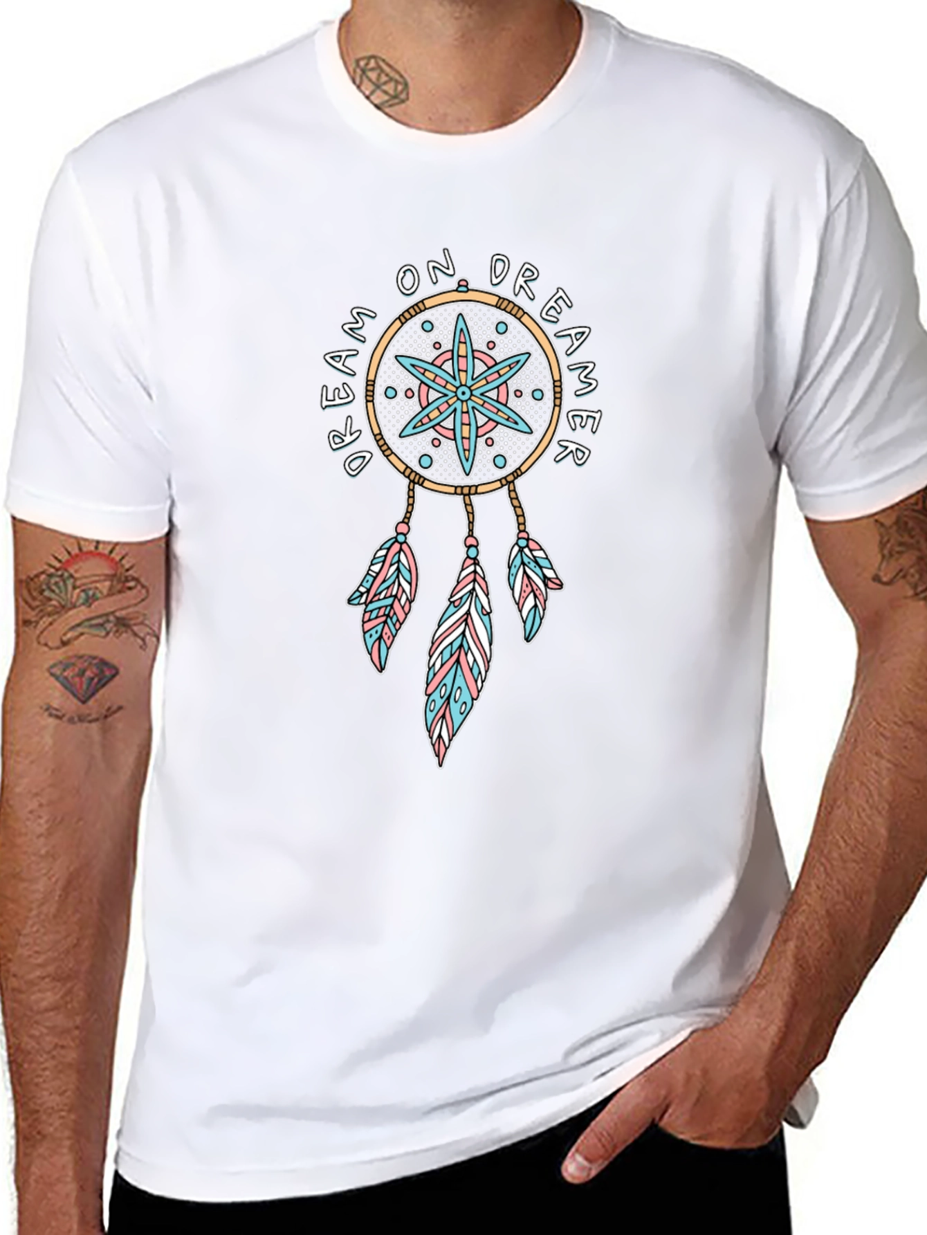 Dream On Dreamer T-Shirt - Boho Chic Tee