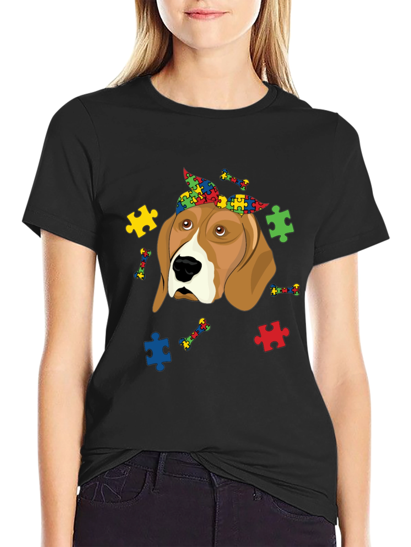 Autism Awareness Beagle T-Shirt
