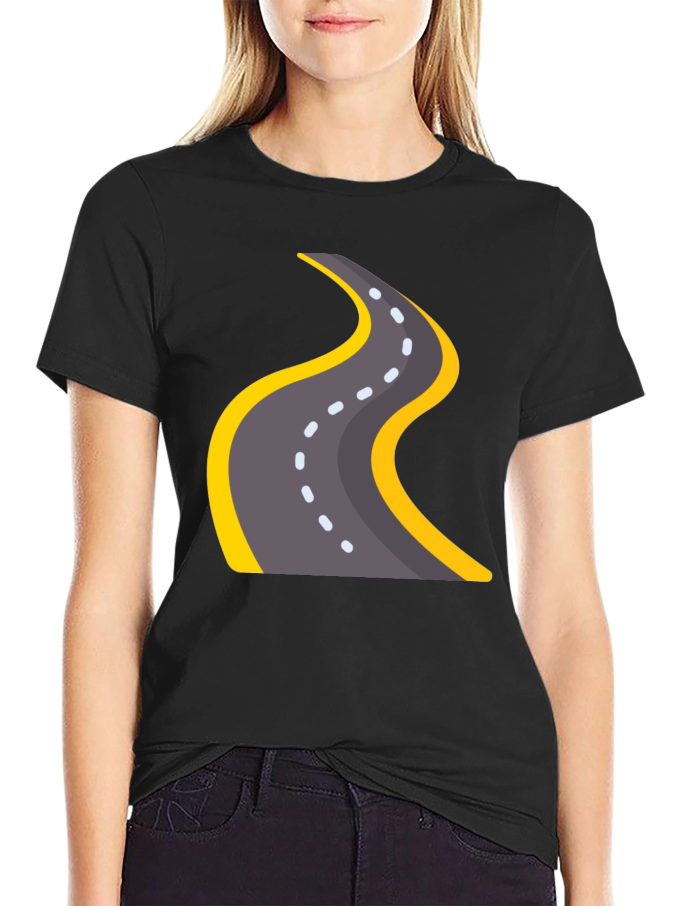 Road Trip T-Shirt - Black Graphic Tee