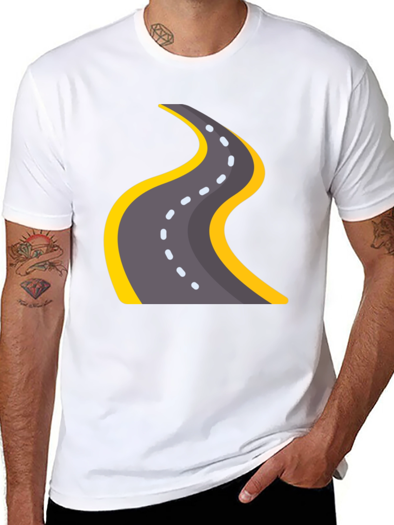 Road Trip T-Shirt - Black Graphic Tee