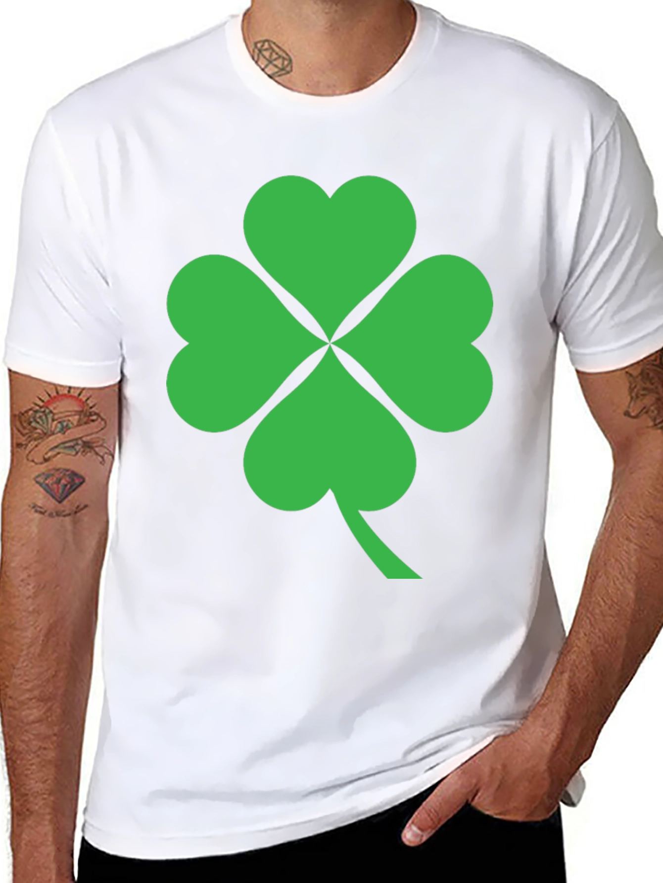Lucky Green Shamrock T-Shirt - St. Patricks Day