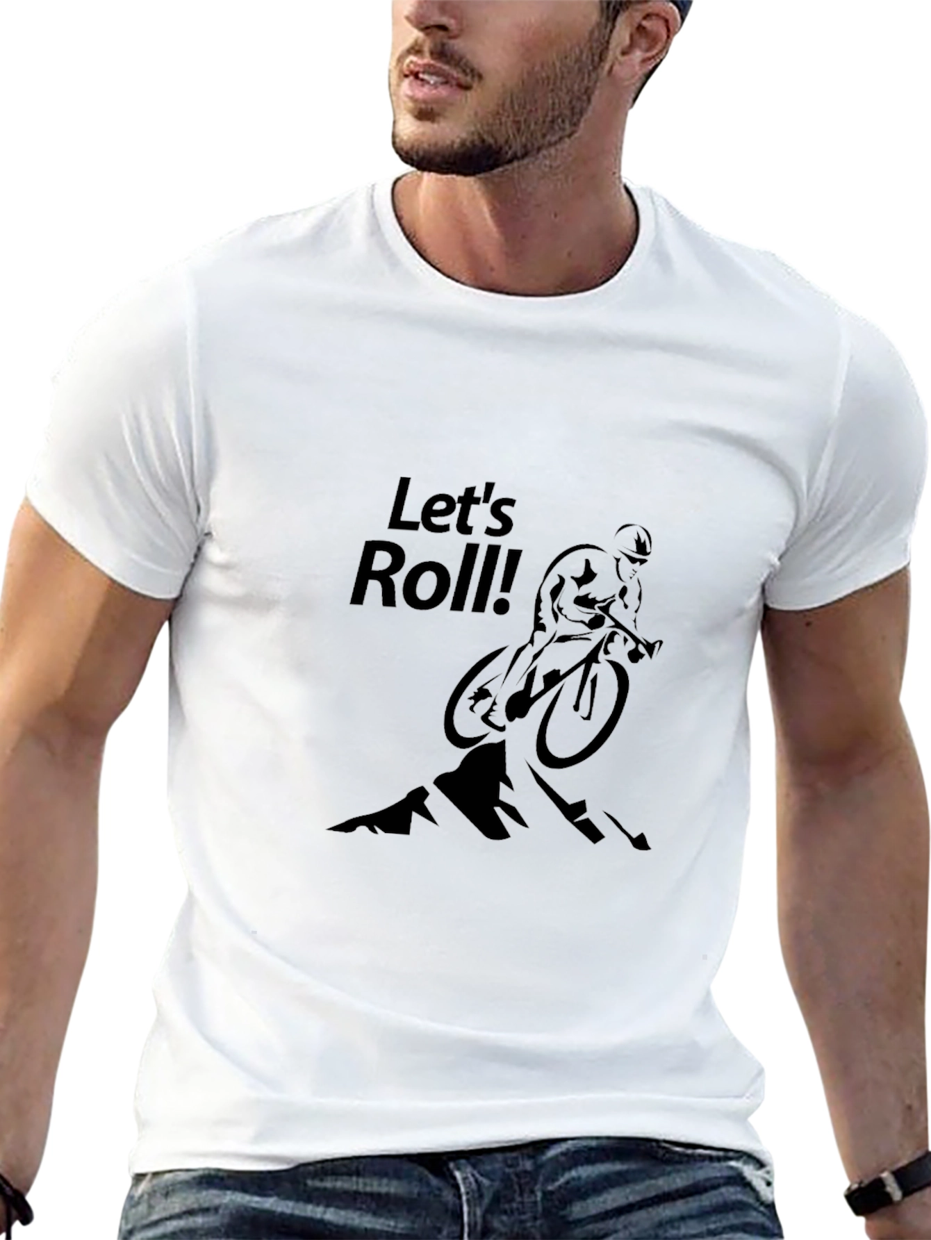 Lets Roll! Mountain Bike T-Shirt