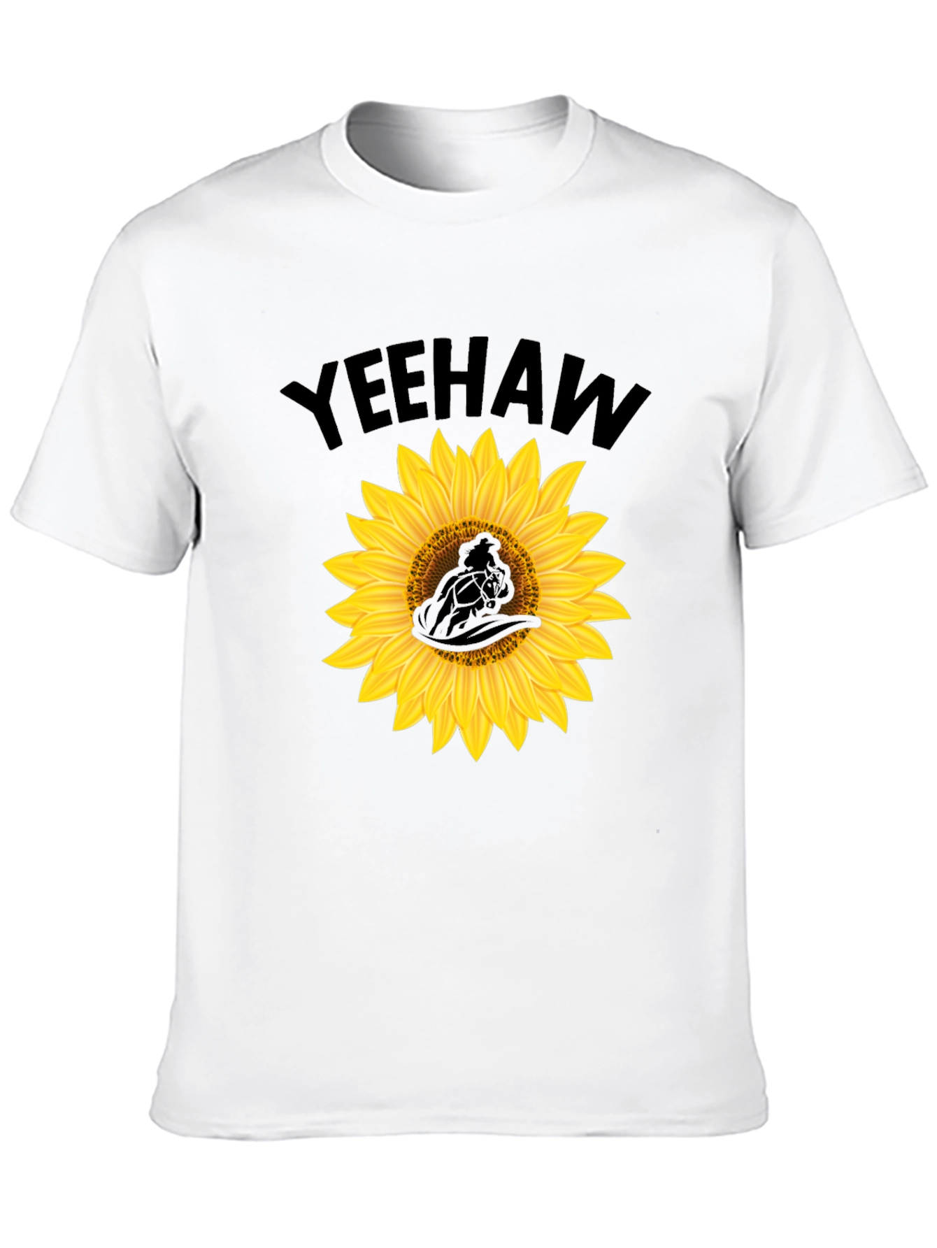 Yeehaw Sunflower Graphic Tee - Western Style Comfort