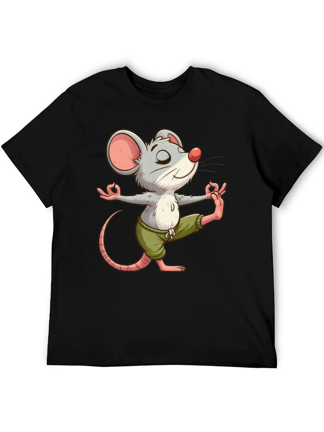 Yoga Mouse Graphic Tee