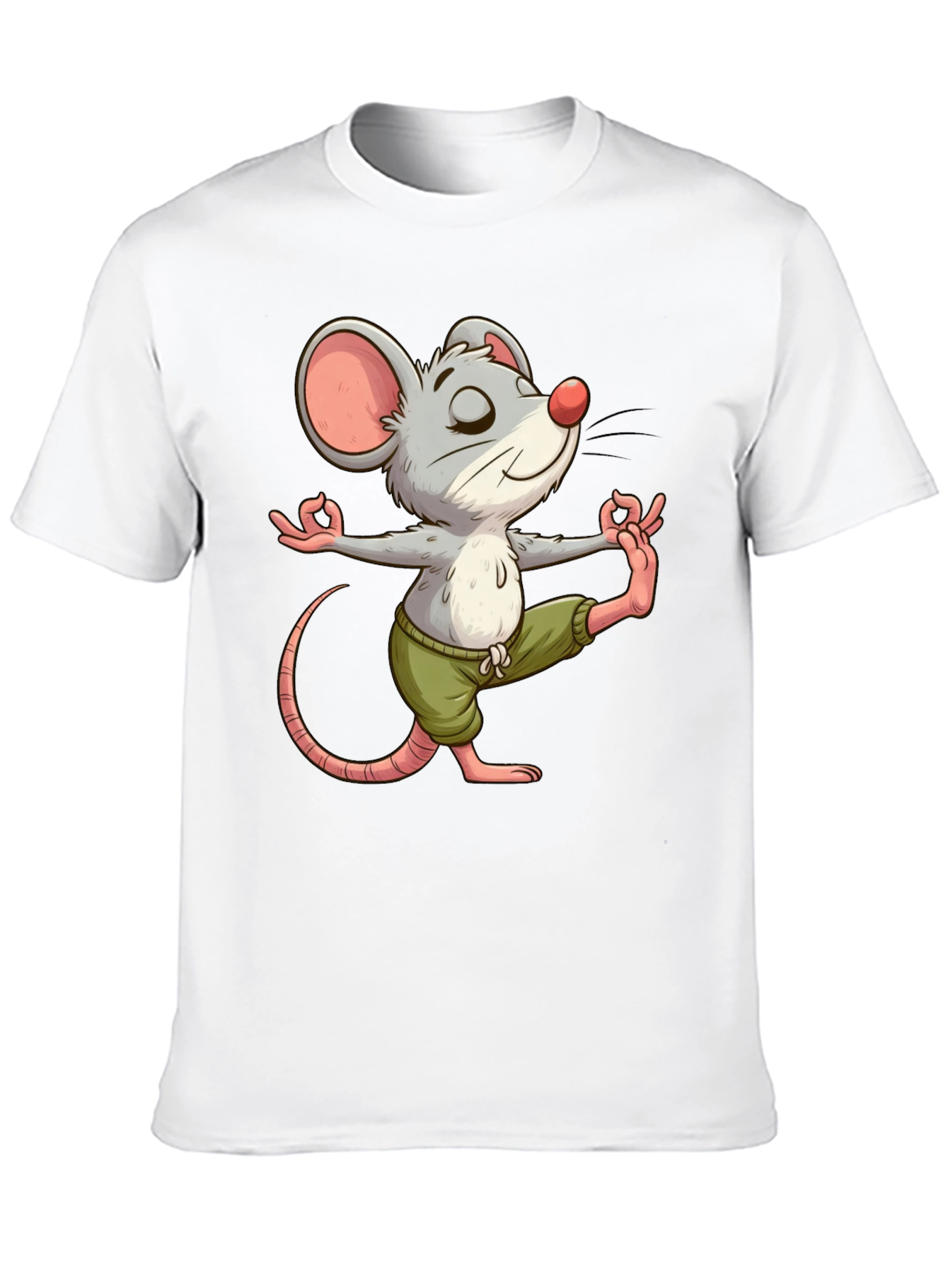 Yoga Mouse Graphic Tee