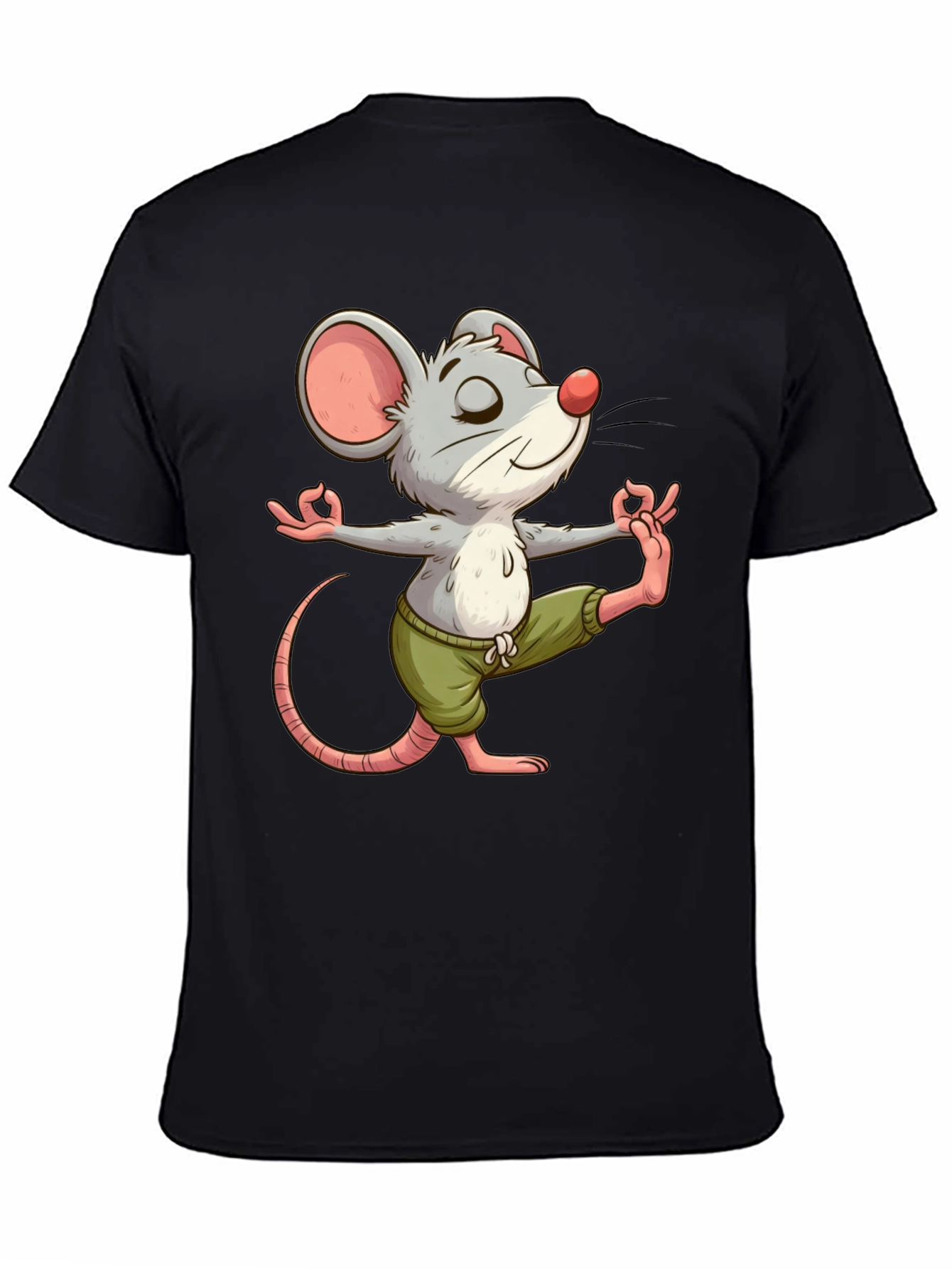 Yoga Mouse Graphic Tee