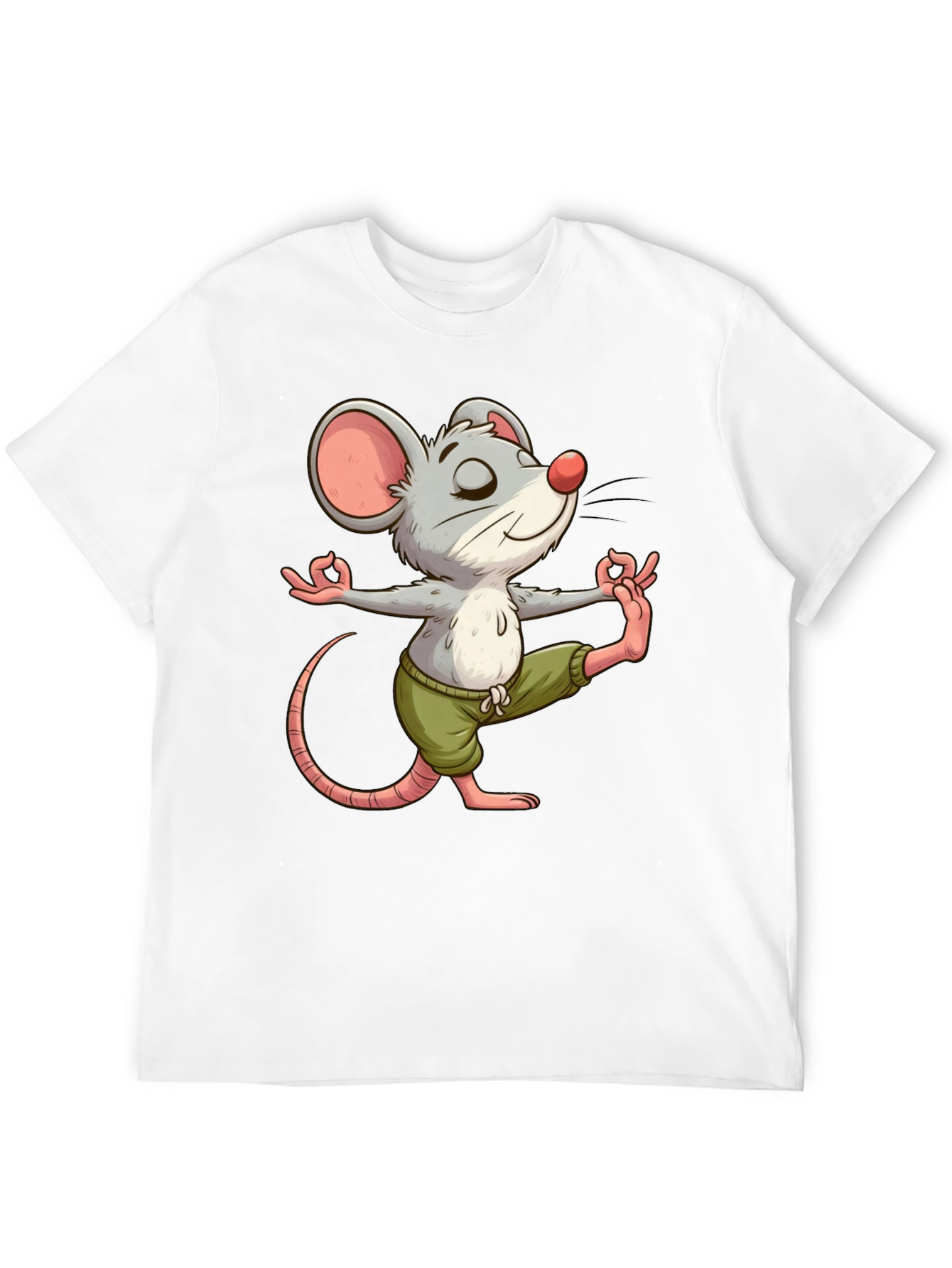 Yoga Mouse Graphic Tee