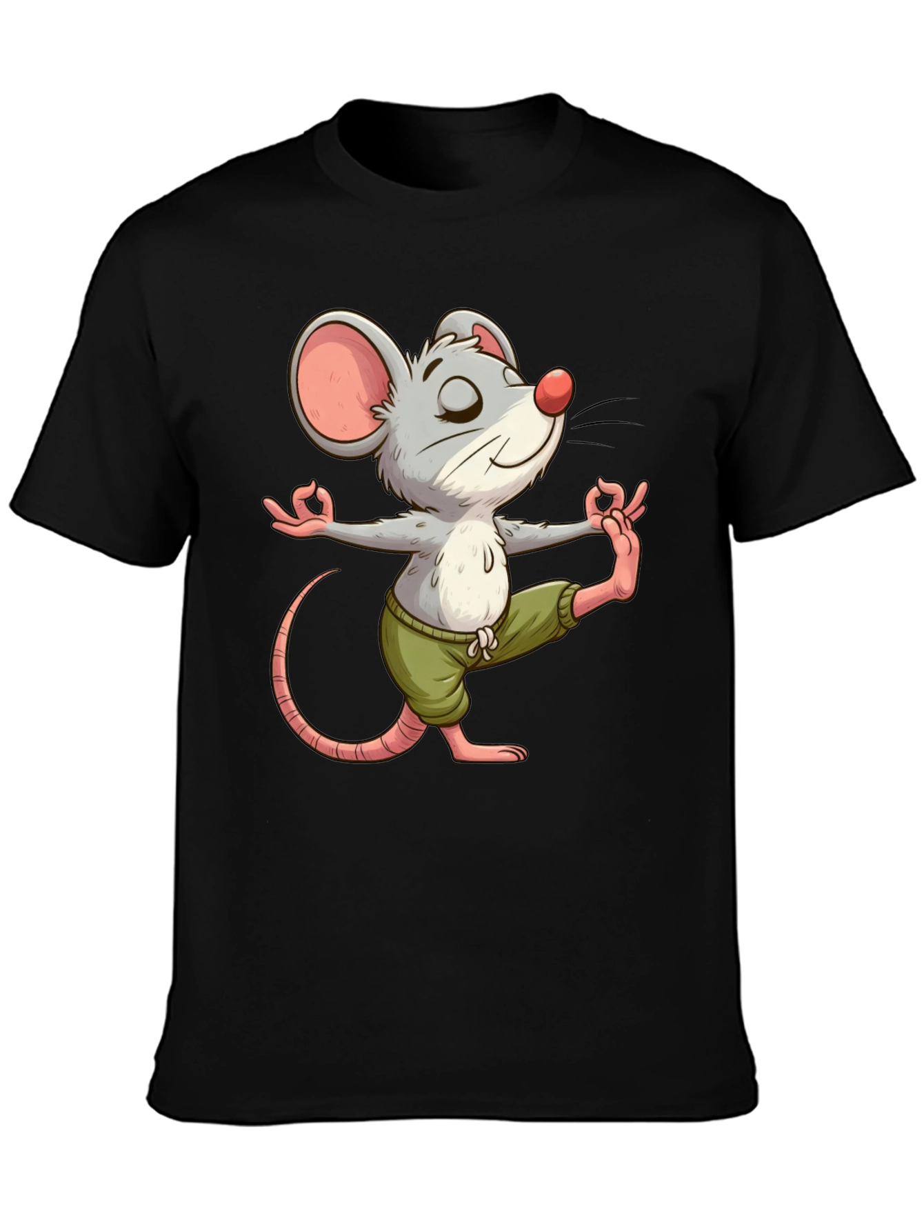 Yoga Mouse Graphic Tee