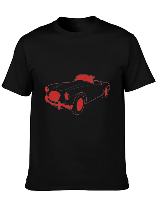 Classic Car Graphic T-Shirt - Vintage Style