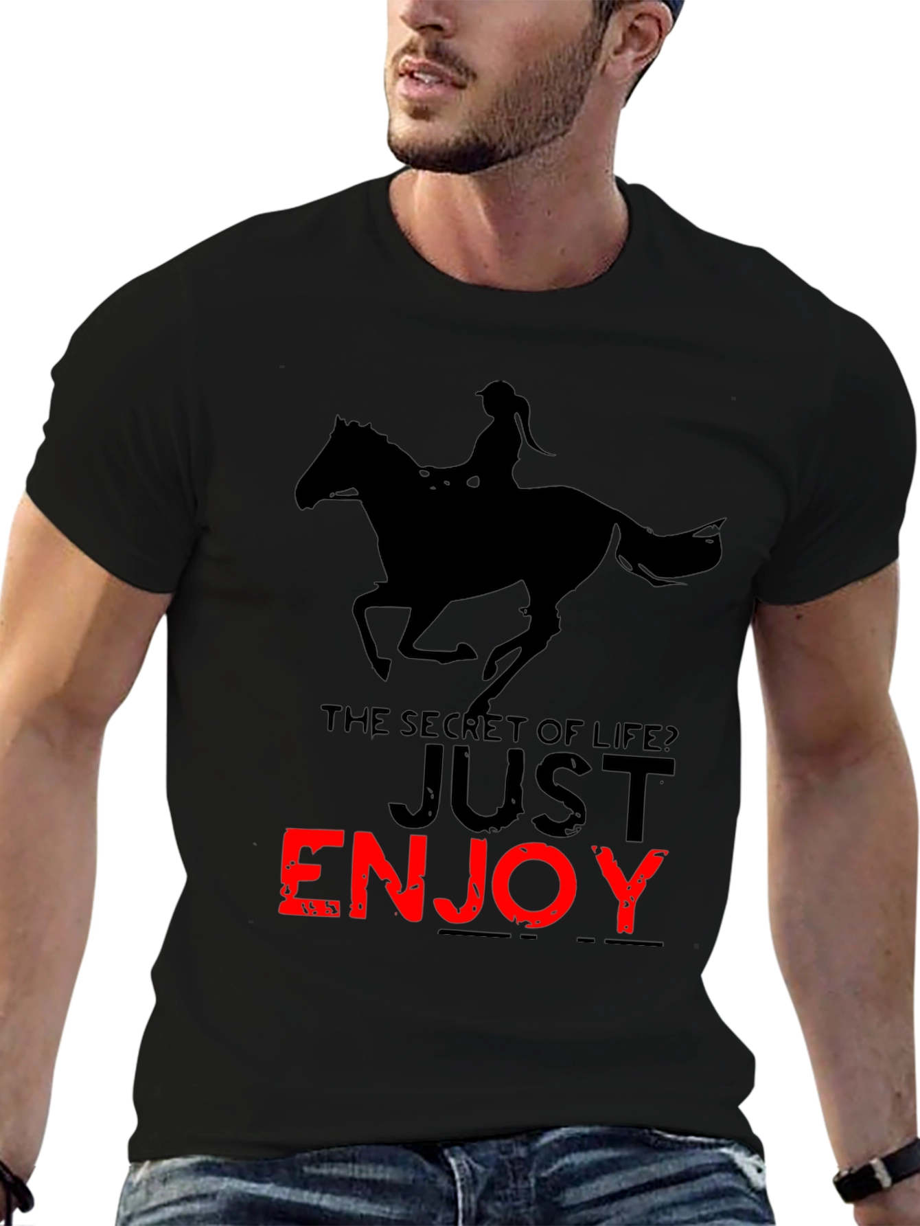 Secret of Life Horseback Riding T-Shirt