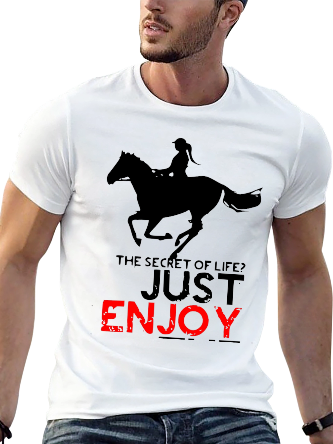 Secret of Life Horseback Riding T-Shirt