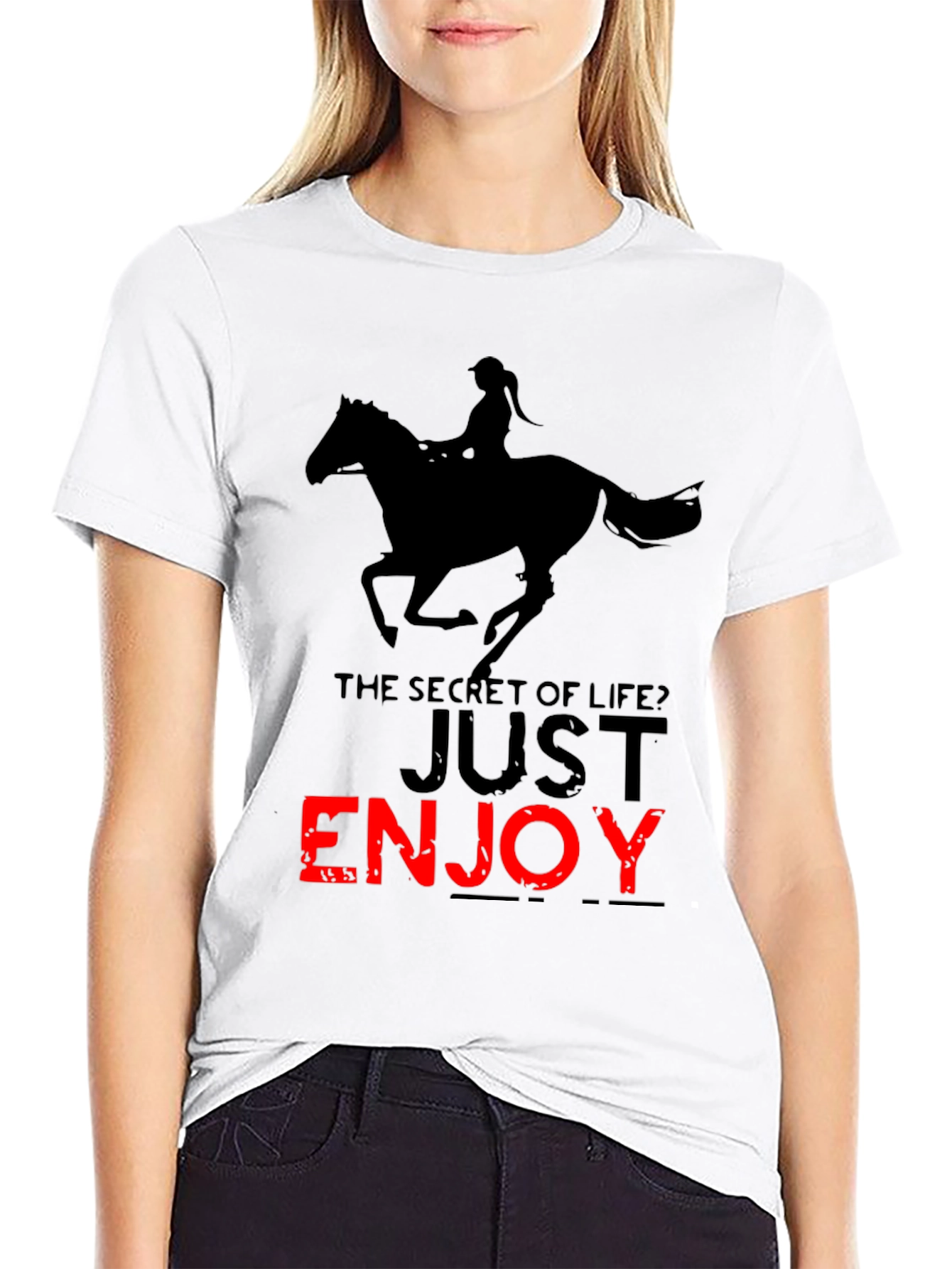 Secret of Life Horseback Riding T-Shirt