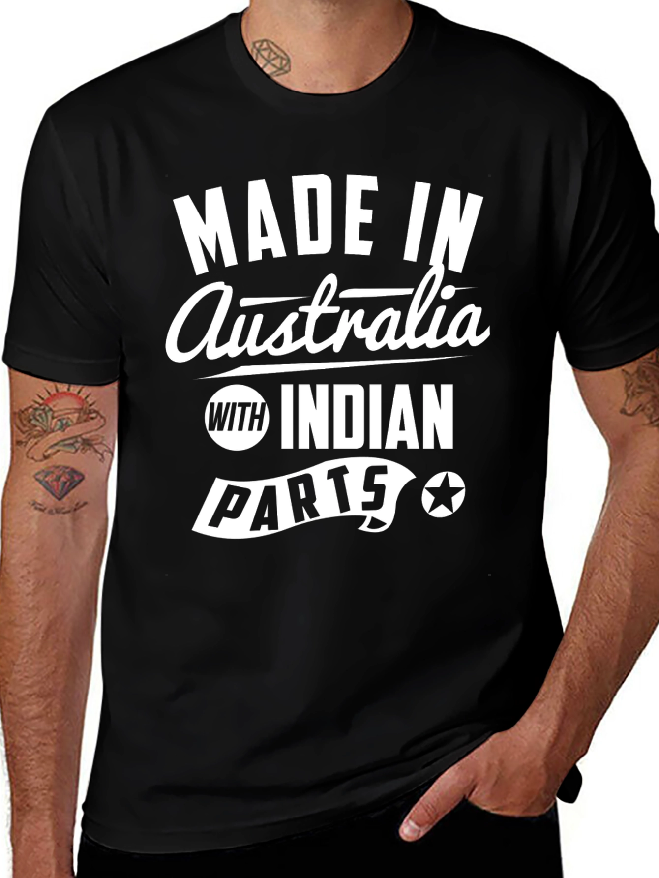 Made in Australia with Indian Parts T-Shirt