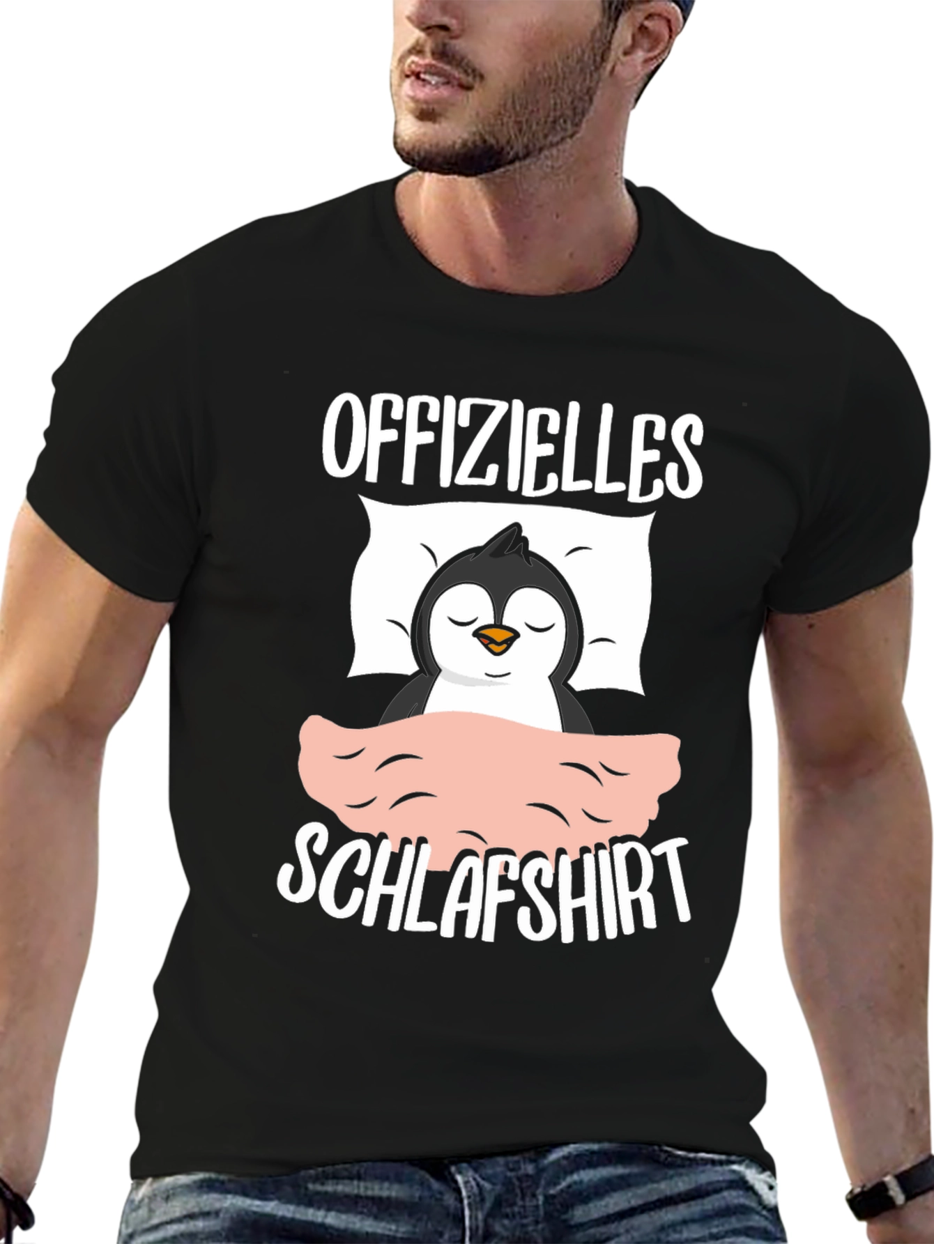Penguin Sleeping T-Shirt