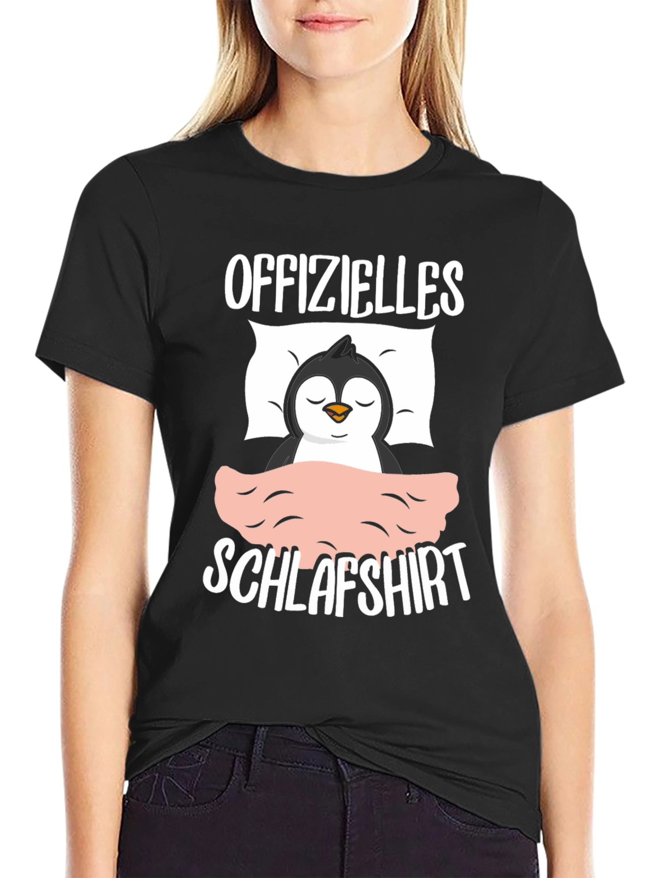 Penguin Sleeping T-Shirt
