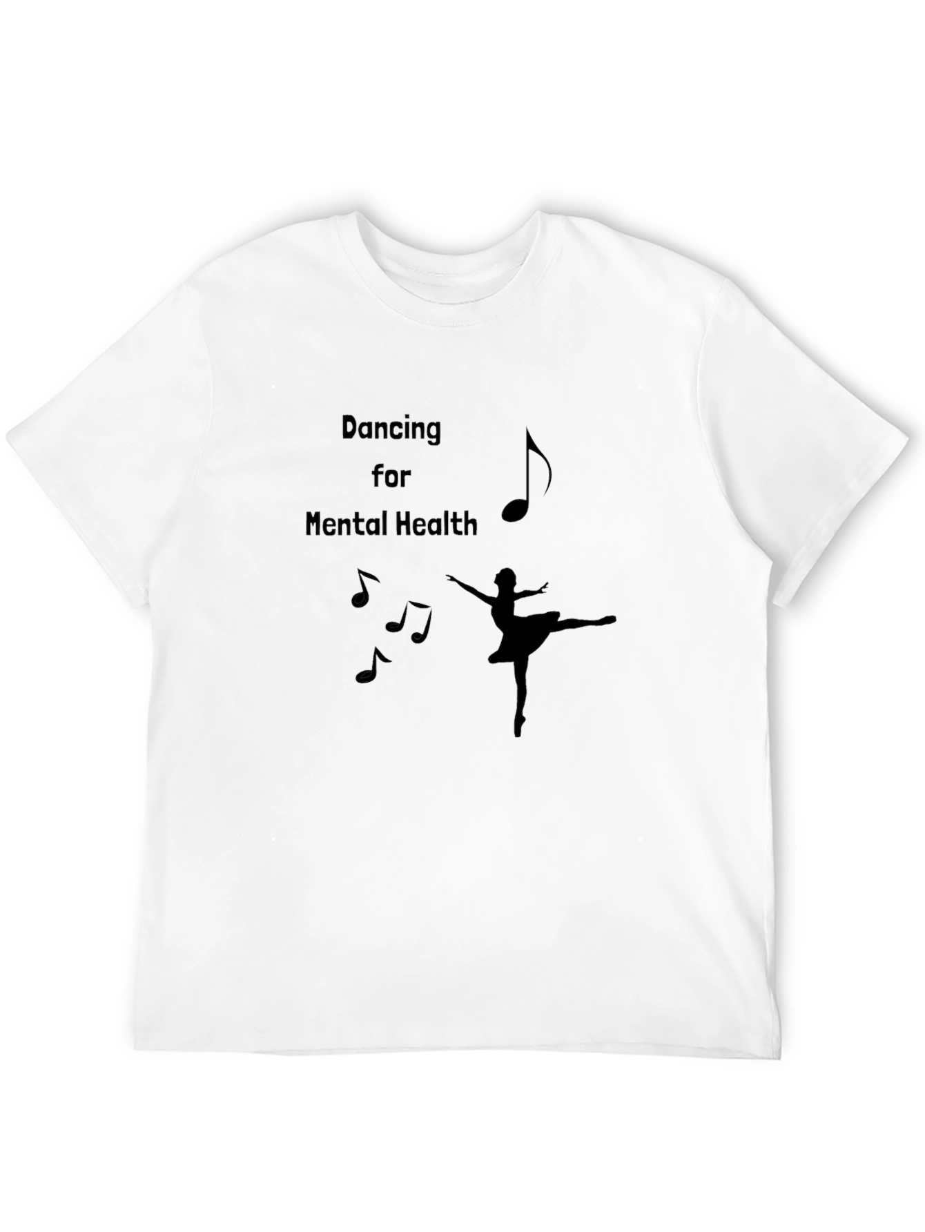 Dancing for Mental Health Black T-Shirt