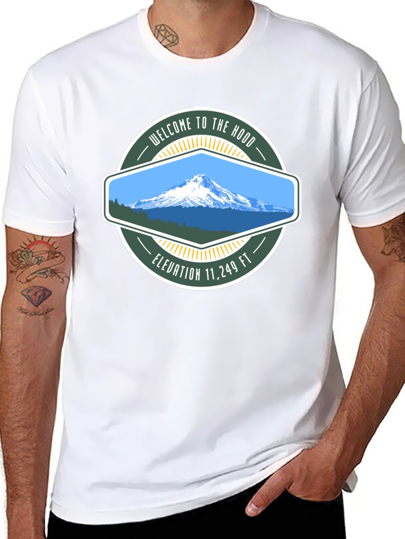 Welcome to the Hood - Elevation Graphic Tee