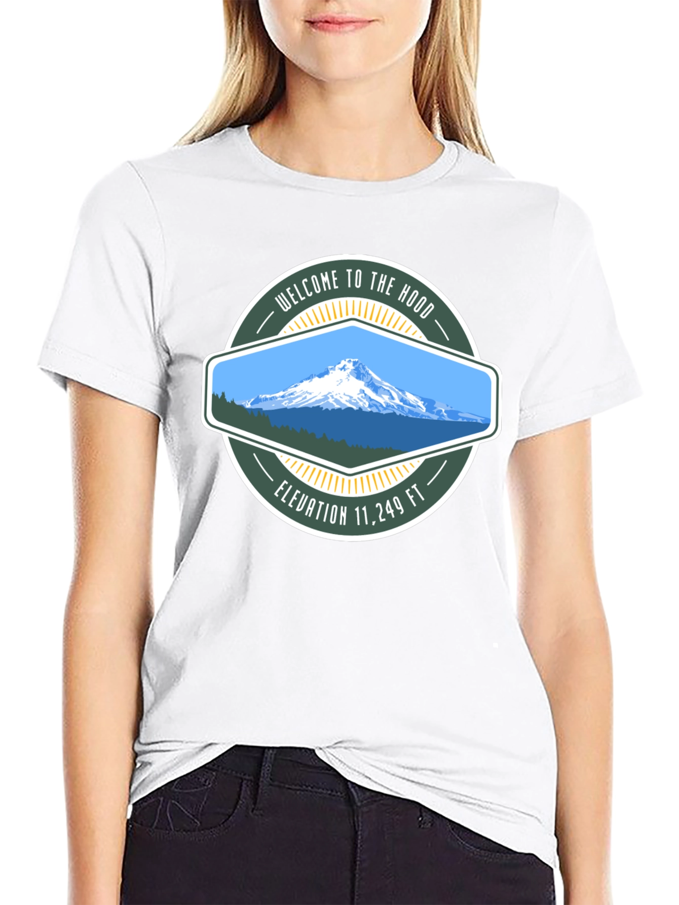 Welcome to the Hood - Elevation Graphic Tee