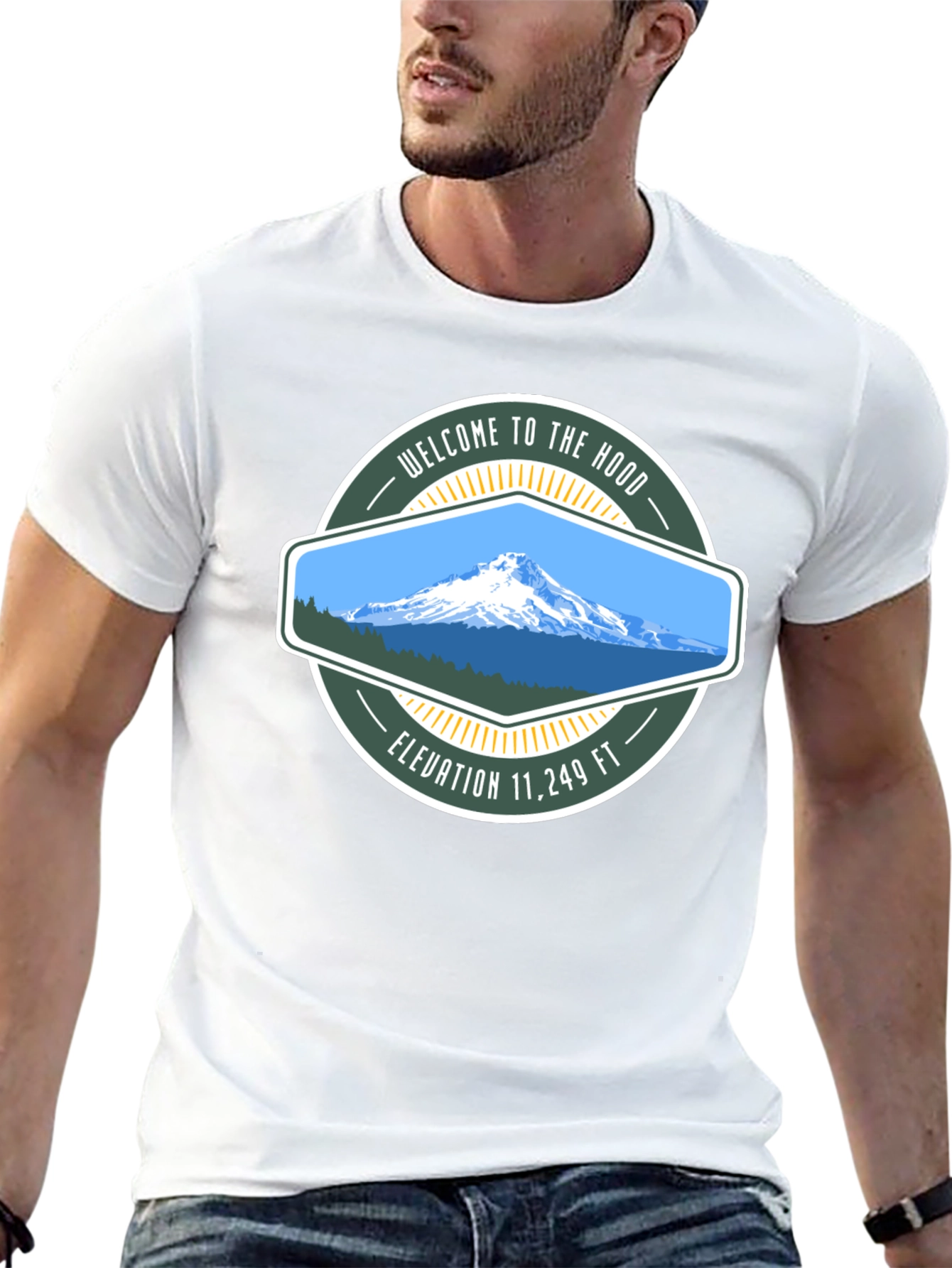 Welcome to the Hood - Elevation Graphic Tee