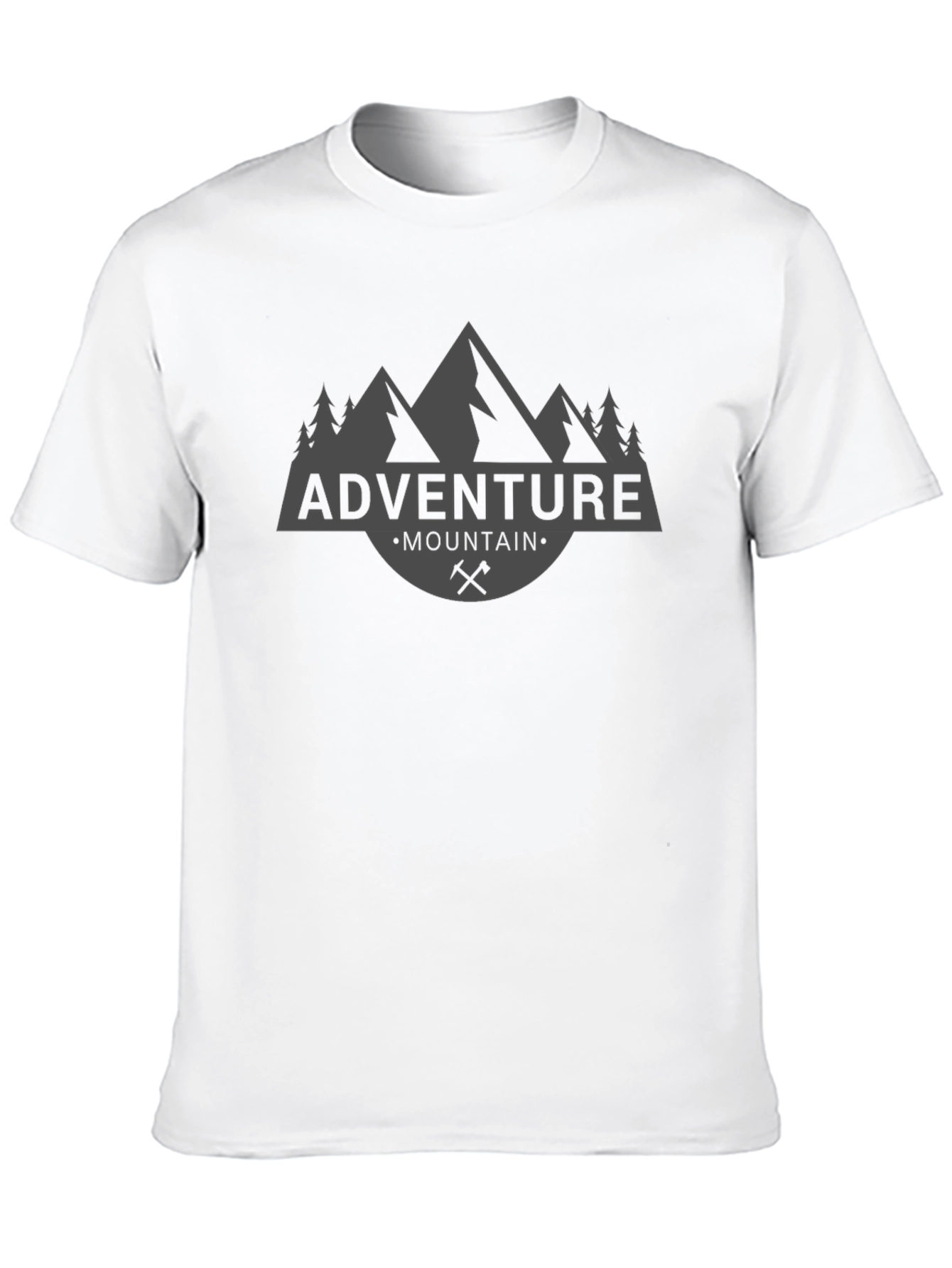 Adventure Mountain Graphic Tee - Black