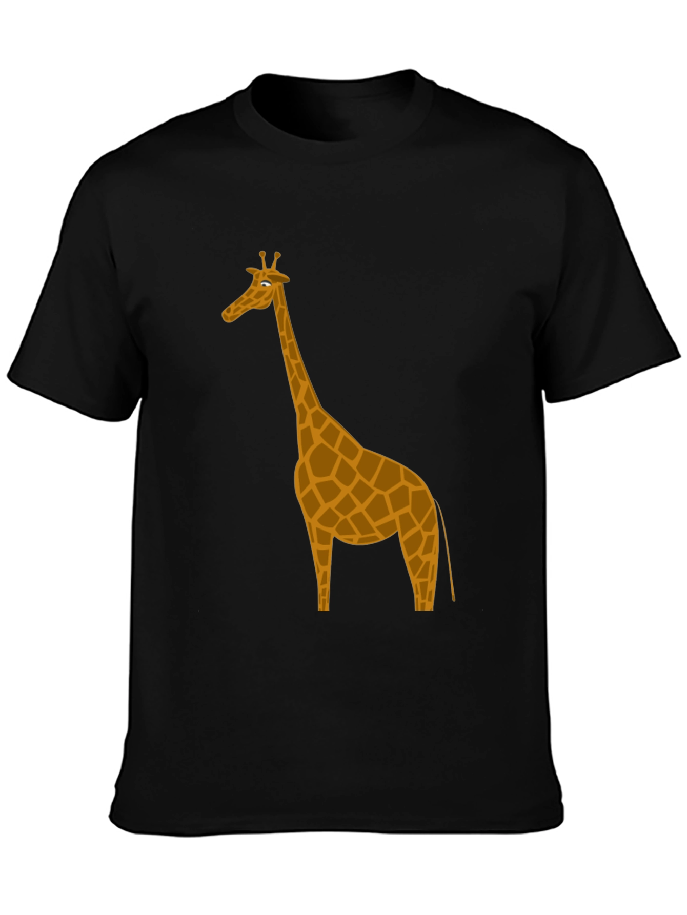 Giraffe Graphic Tee - Soft Cotton Crew Neck T-Shirt