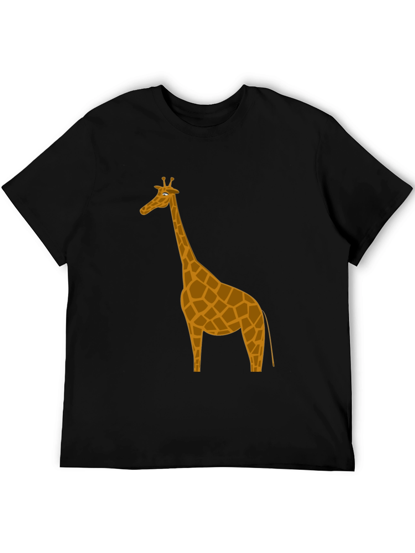 Giraffe Graphic Tee - Soft Cotton Crew Neck T-Shirt
