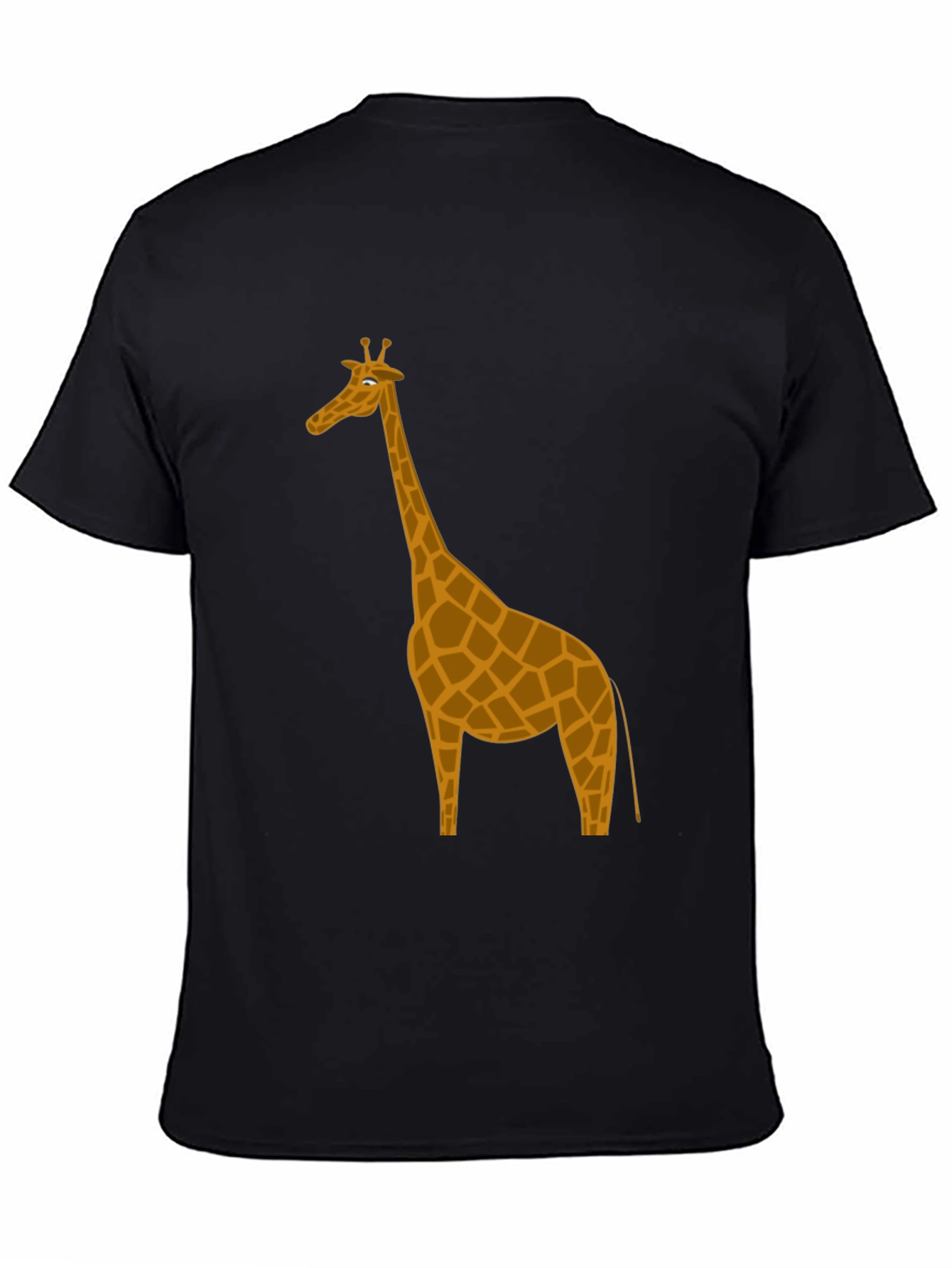 Giraffe Graphic Tee - Soft Cotton Crew Neck T-Shirt