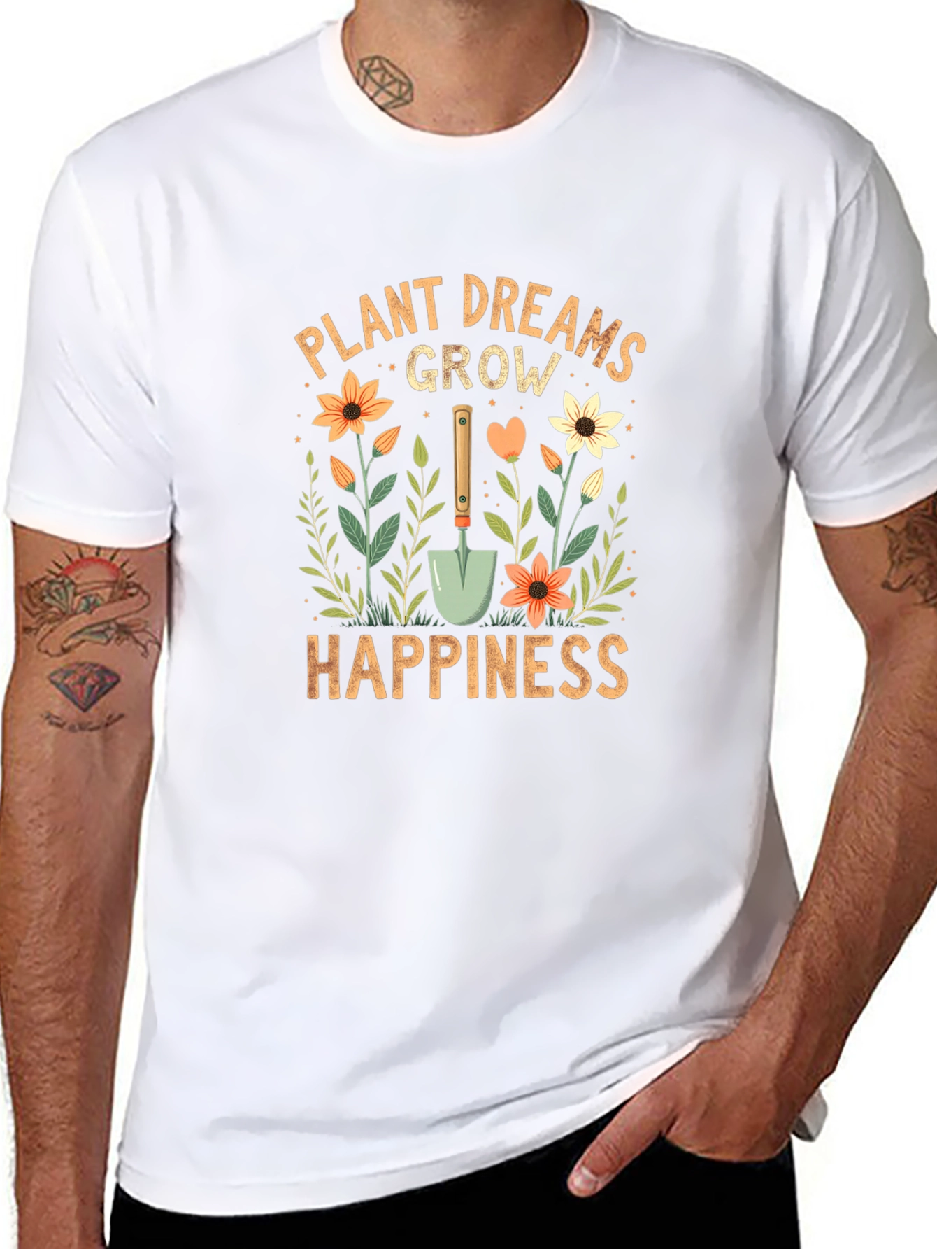 Plant Dreams Grow Happiness T-Shirt