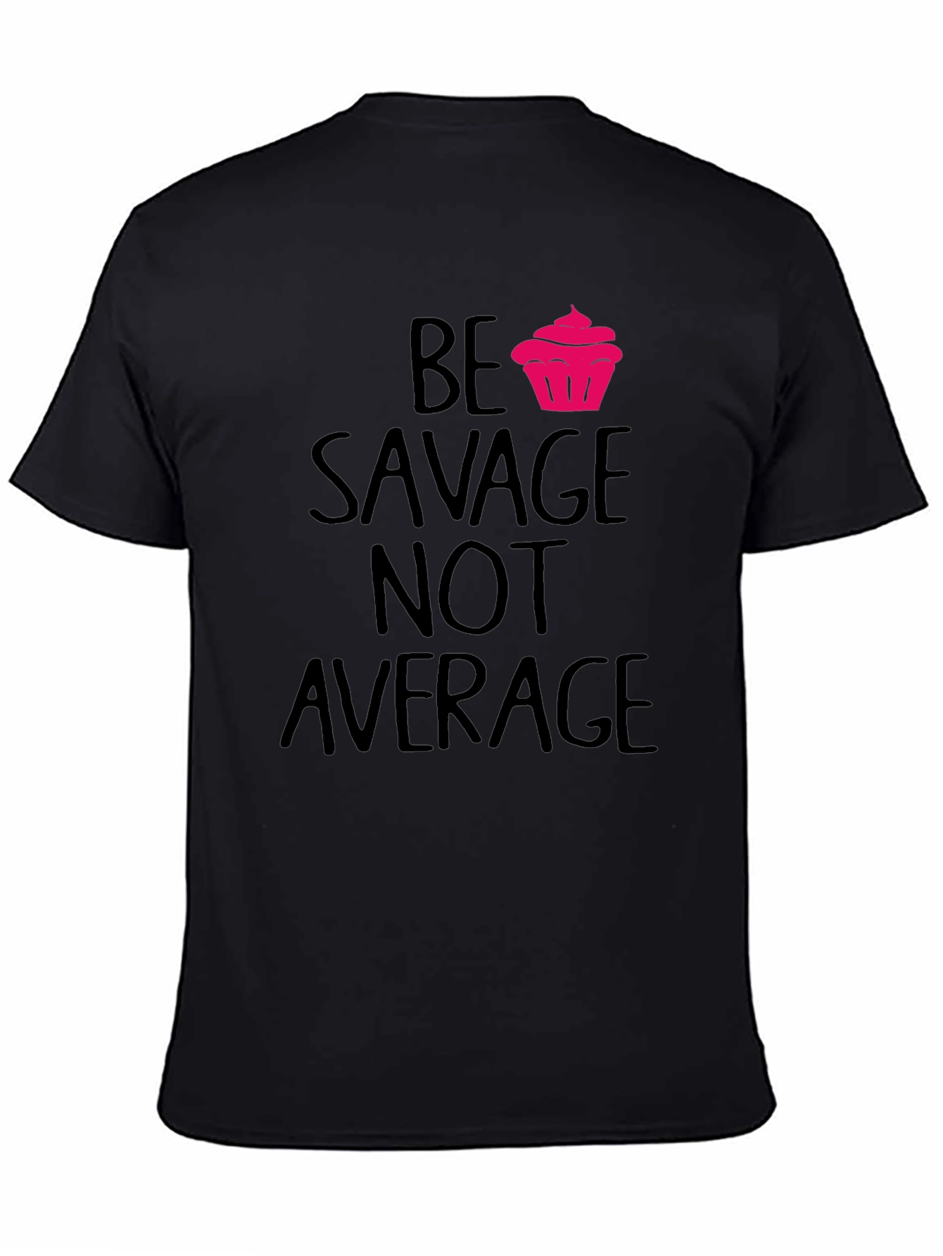 Savage Cupcake Graphic Tee - Black
