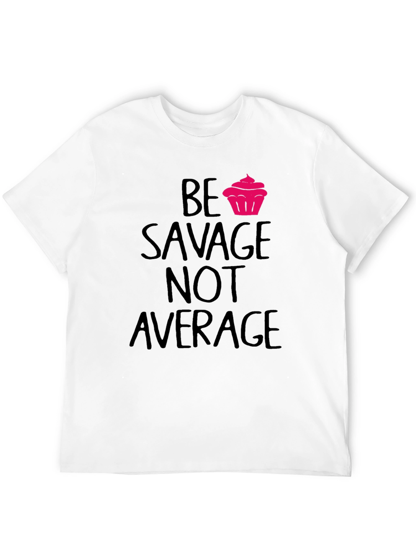 Savage Cupcake Graphic Tee - Black
