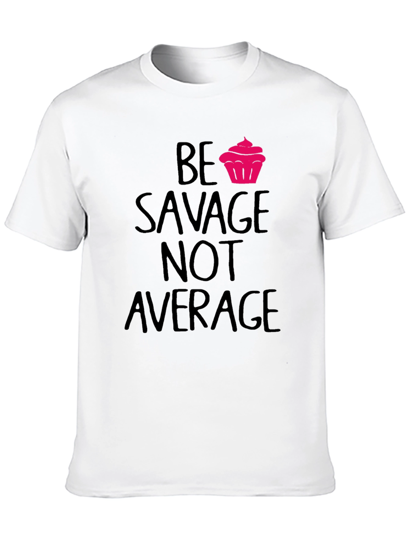 Savage Cupcake Graphic Tee - Black