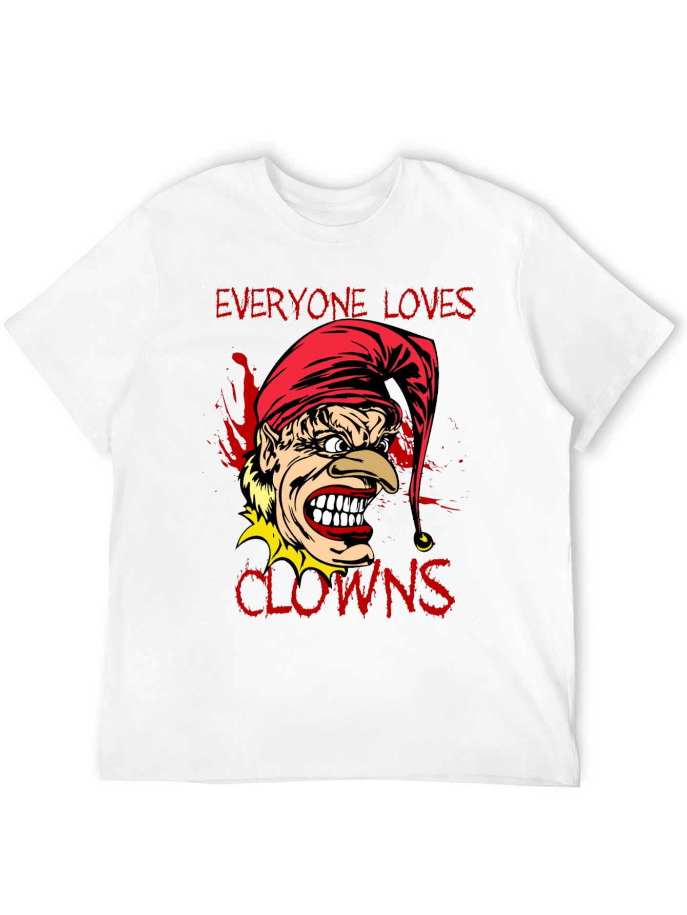 Everyone Loves Clowns Graphic Tee - Black