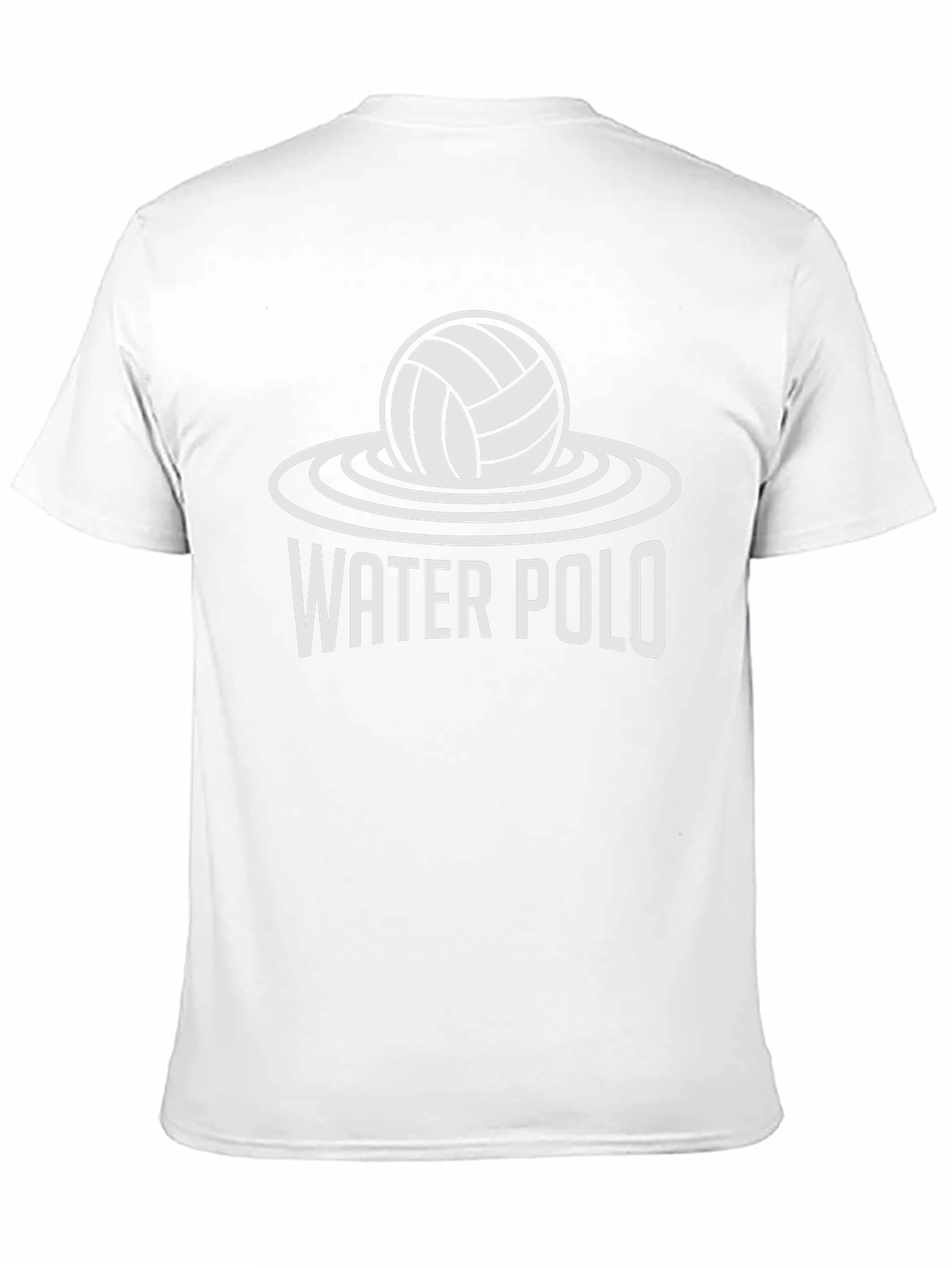 Water Polo Graphic T-Shirt - Black Cotton Tee