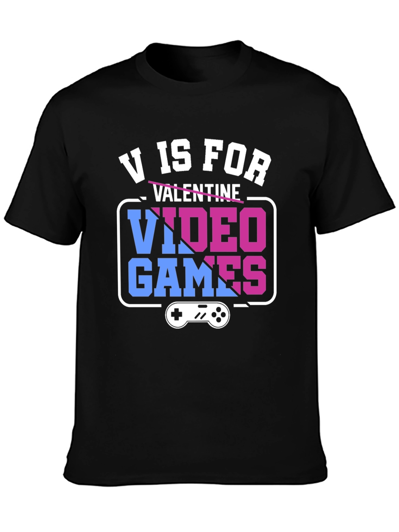 V is for Video Games Graphic Tee
